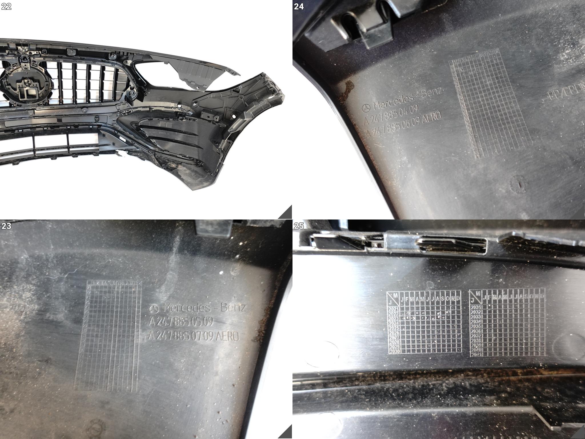 MERCEDES GLA 35 H247 AMG LIFT MOPF 23- ZDERZAK PRZÓD + GRILL KRATKI ŚLIZGI MERCEDES GLA 35 H247 AMG LIFT MOPF 23- ZDERZAK PRZÓD + GRILL KRATKI ŚLIZGI - obrazek 8