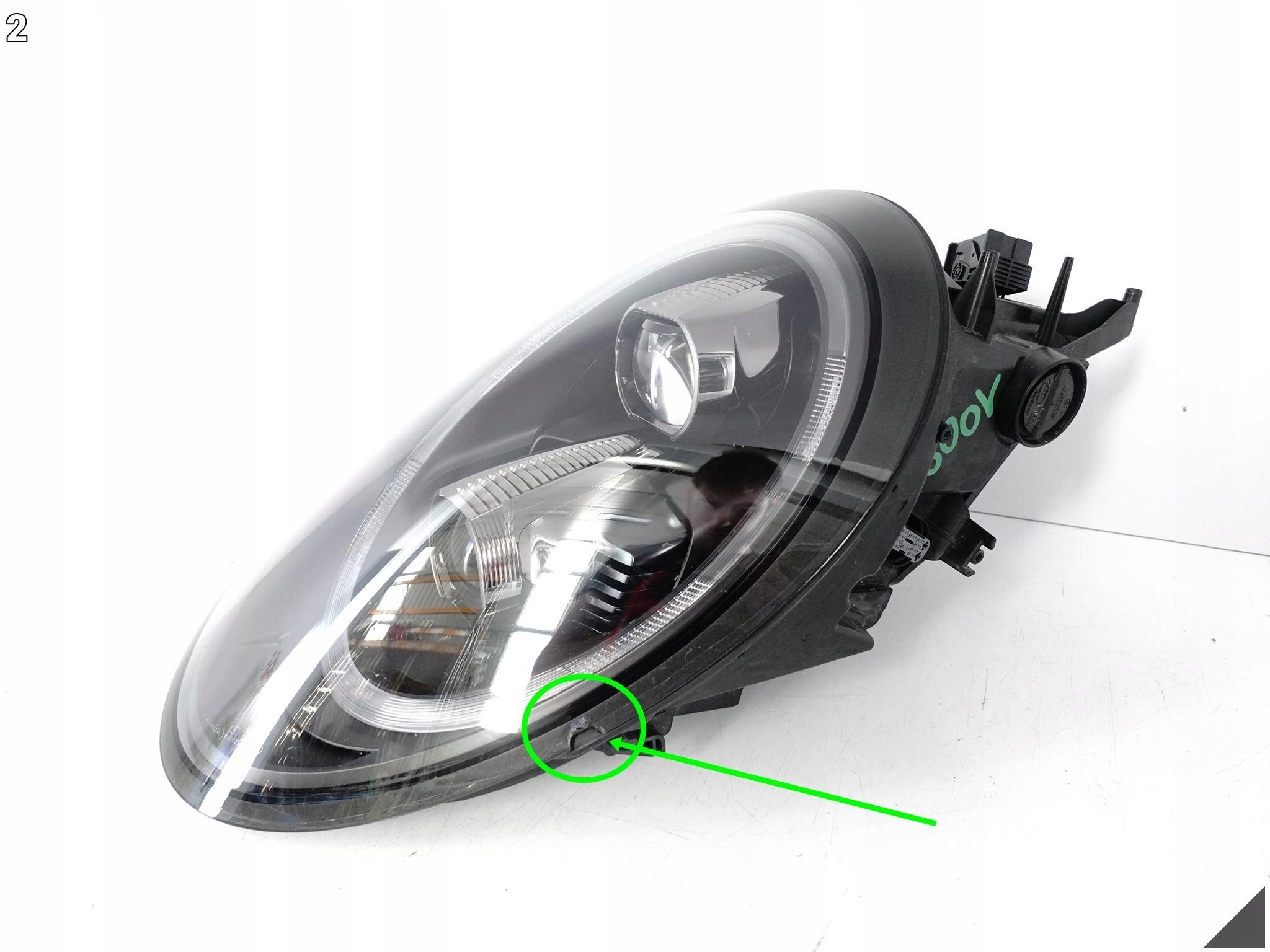 PORSCHE 911 991 991.2 MK2 GT3 RS LIFT LAMPA FULL LED LEWA PRZÓD EUROPA PORSCHE 911 991 991.2 MK2 GT3 RS LIFT LAMPA FULL LED LEWA PRZÓD EUROPA - obrazek 3