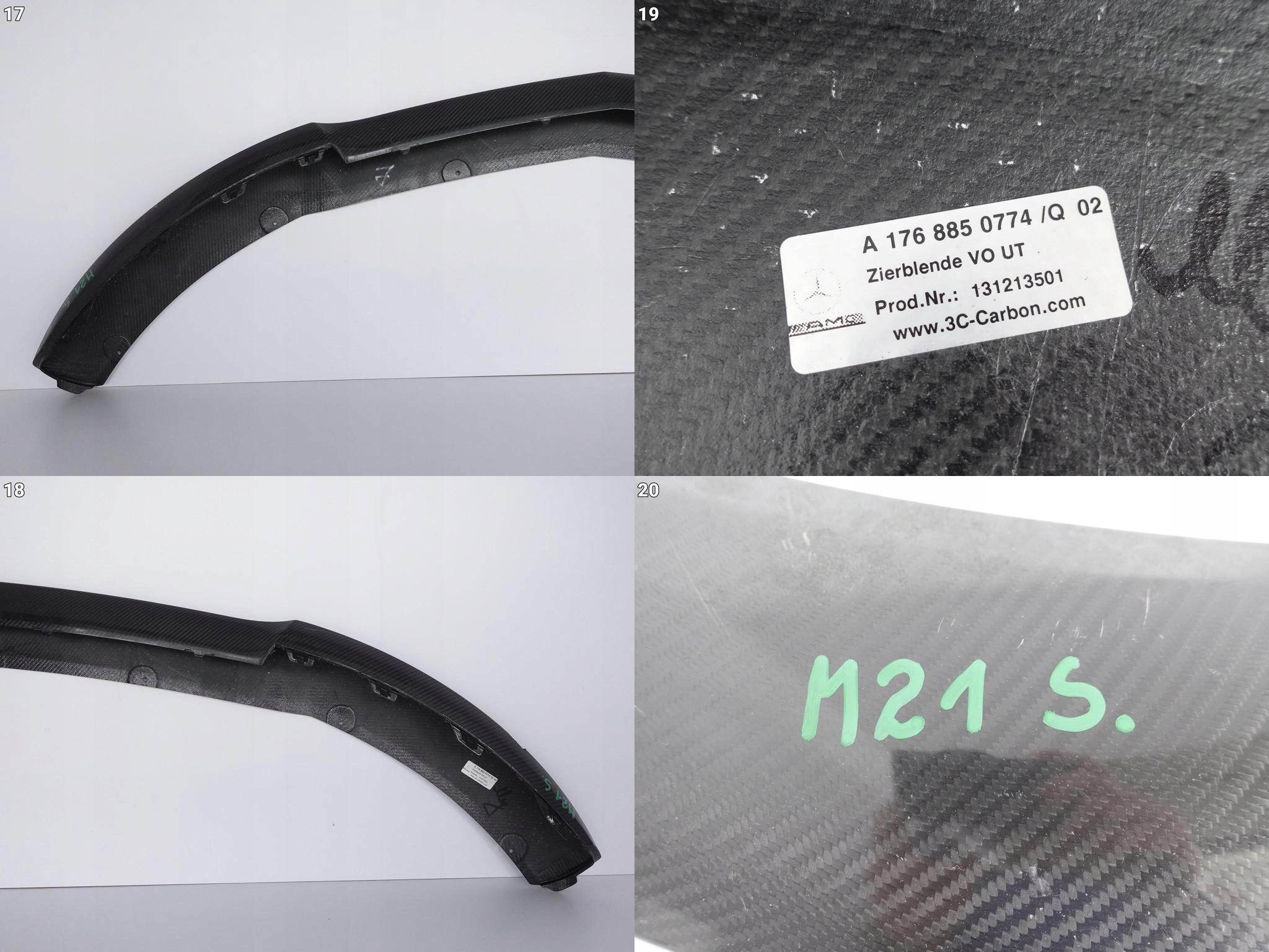 MERCEDES A W176 45 AMG A45 CARBON SPOILER PRZÓD MERCEDES A W176 45 AMG A45 CARBON SPOILER PRZÓD - obrazek 12