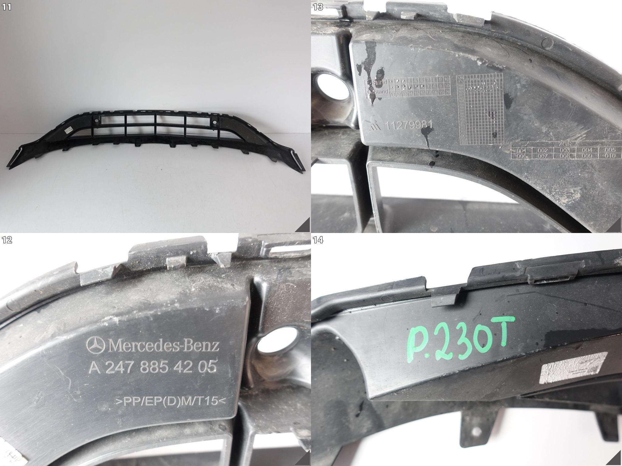 MERCEDES GLA II H247 AMG 19- DOLNA KARTKA W ZDERZAK PRZÓD CHROM MERCEDES GLA II H247 AMG 19- DOLNA KARTKA W ZDERZAK PRZÓD CHROM - obrazek 12