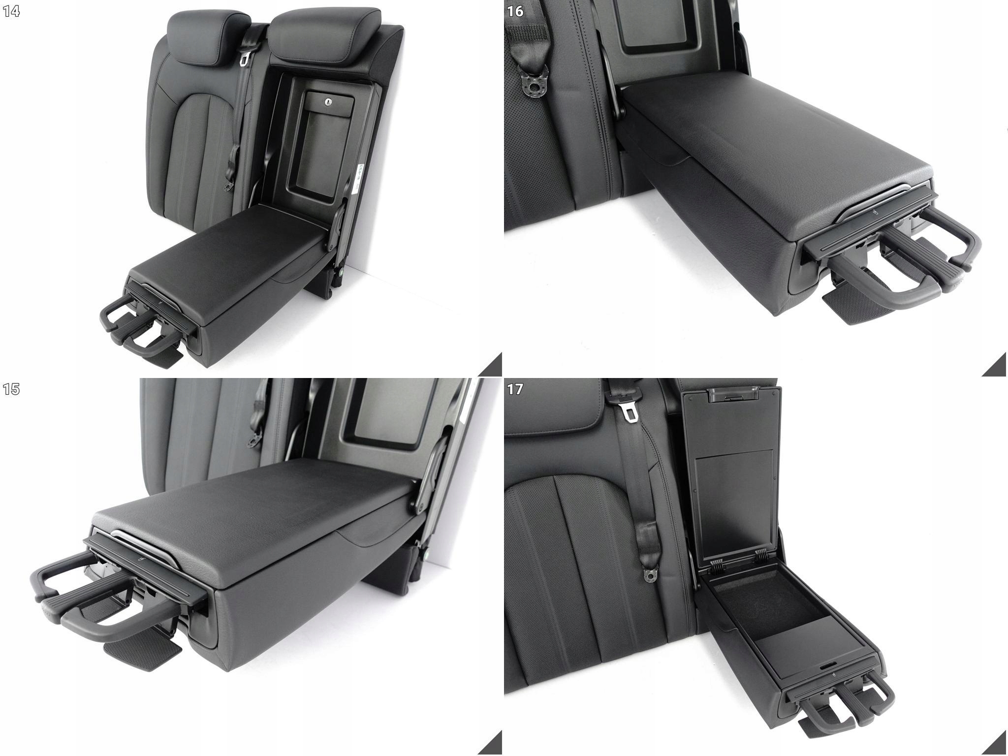 AUDI A6 4G0 C7 LIFT 14-18 KOMPLET FOTELI CZARNA SKÓRA WENTYLOWANE PRZÓD TYŁ AUDI A6 4G0 C7 LIFT 14-18 KOMPLET FOTELI CZARNA SKÓRA WENTYLOWANE PRZÓD TYŁ - obrazek 6