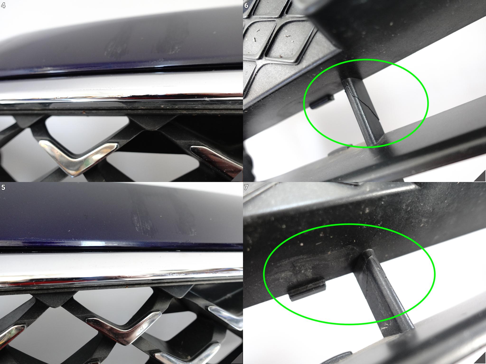 SEAT TARRACO 5FJ 18-24 ZDERZAK + GRILL ATRAPA + SPOILER + KRATKA PRZÓD PDC SEAT TARRACO 5FJ 18-24 ZDERZAK + GRILL ATRAPA + SPOILER + KRATKA PRZÓD PDC - obrazek 5