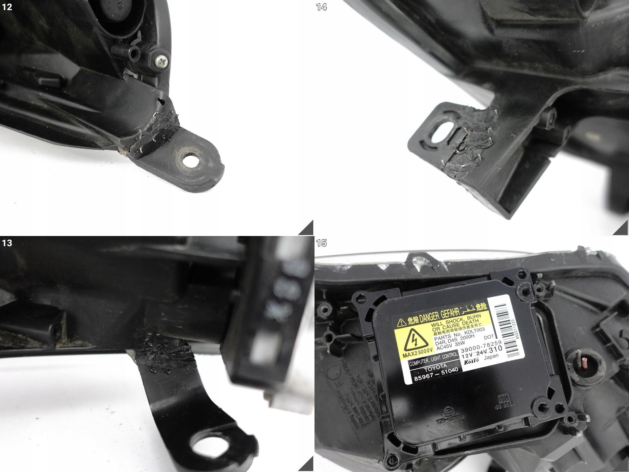 TOYOTA VERSO 09-13 (PRZED LIFTINGIEM) LAMPA XENON LEWA PRZÓD EUROPA+ MODUŁ TOYOTA VERSO 09-13 (PRZED LIFTINGIEM) LAMPA XENON LEWA PRZÓD EUROPA+ MODUŁ - obrazek 10