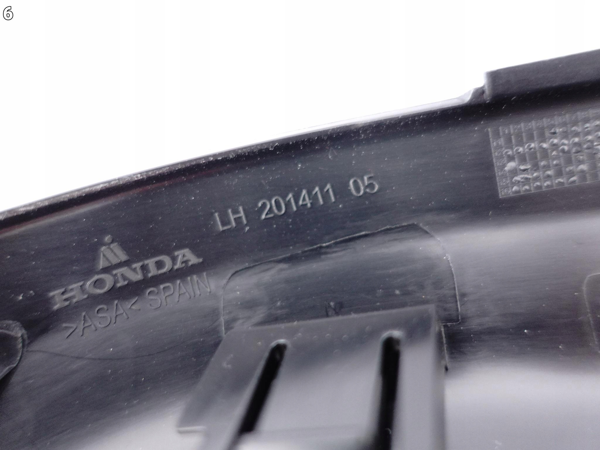 HONDA CIVIC IX 9 11-16 DOLNA OBUDOWA LISTWA LUSTERKA PRAWA PRZÓD HONDA CIVIC IX 9 11-16 DOLNA OBUDOWA LISTWA LUSTERKA PRAWA PRZÓD - obrazek 7