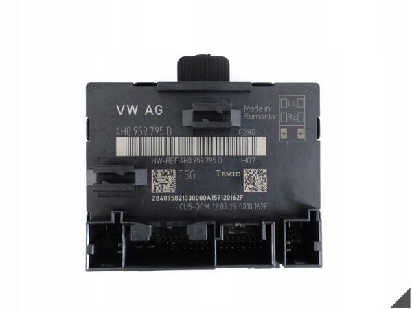 AUDI A8 S8 4H0 D4 13-17 LIFT MODUŁ DRZWI TYŁ 4H0959795D R = L