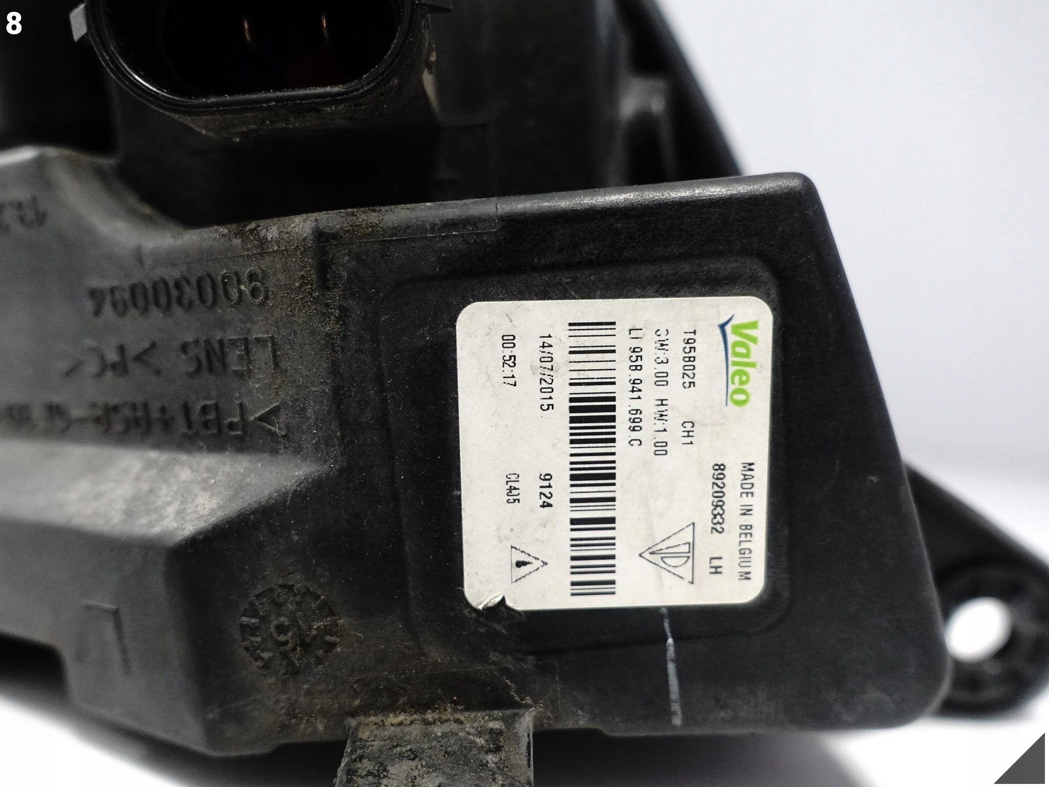 PORSCHE MACAN 95B CAYENNE 7P5 HALOGEN ŚWIATŁO PRZECIWMIEGLNE LEWY PRZÓD PORSCHE MACAN 95B CAYENNE 7P5 HALOGEN ŚWIATŁO PRZECIWMIEGLNE LEWY PRZÓD - obrazek 9