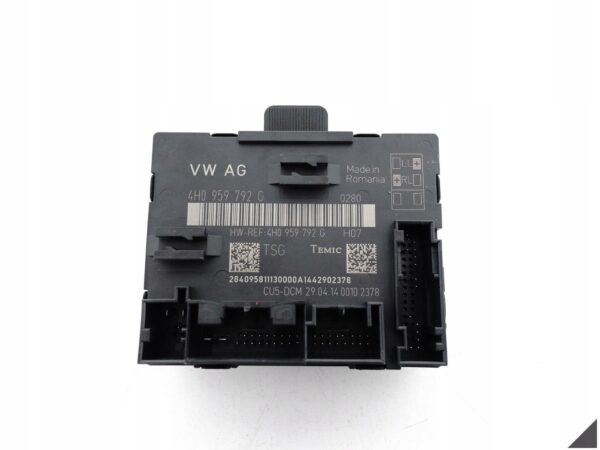 AUDI A8 S8 4H0 D4 13-17 LIFT MODUŁ DRZWI PRAWYCH PRZÓD 4H0959792G