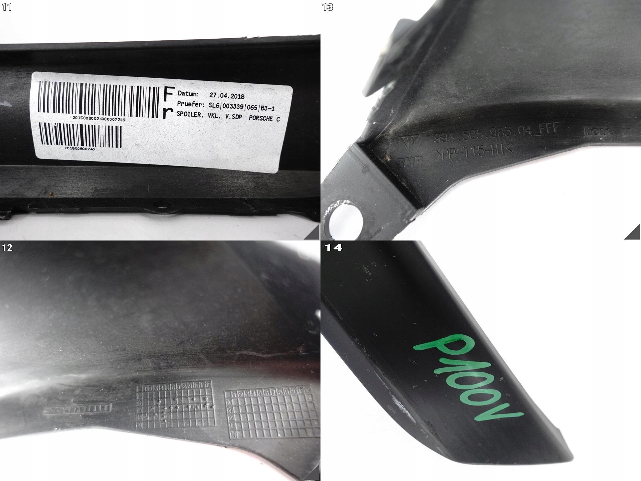 PORSCHE 911 991 GTS / SPORT DESIGN SPOILER LISTWA W ZDERZAK DOKŁADKA PRZÓD PORSCHE 911 991 GTS / SPORT DESIGN SPOILER LISTWA W ZDERZAK DOKŁADKA PRZÓD - obrazek 12