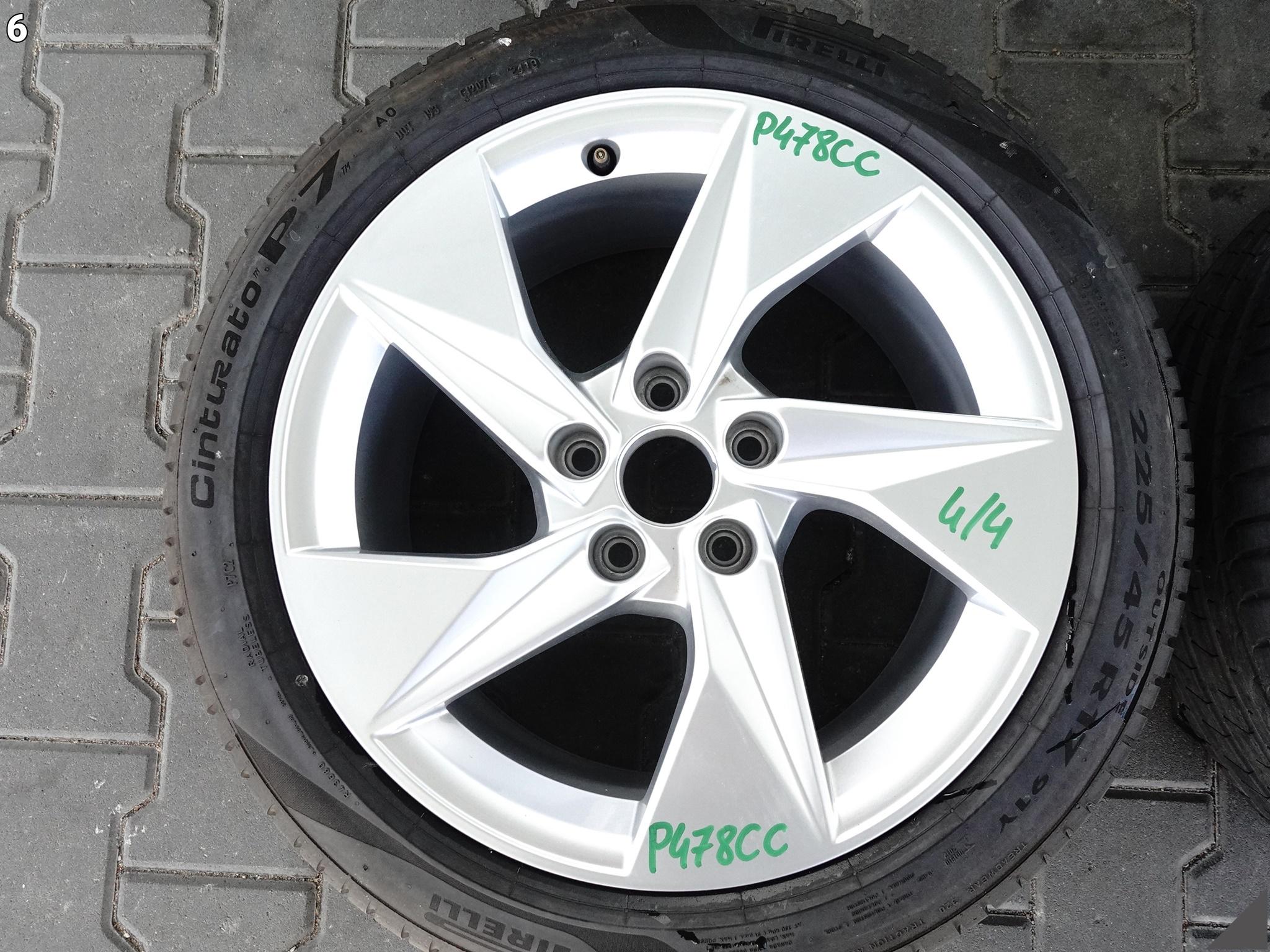 AUDI A3 S3 8Y0 KOŁA FELGI +OPONY PIRELLI 225/45 19ROK 6,5MM LATO 8Jx17 ET46 AUDI A3 S3 8Y0 KOŁA FELGI +OPONY PIRELLI 225/45 19ROK 6,5MM LATO 8Jx17 ET46 - obrazek 7