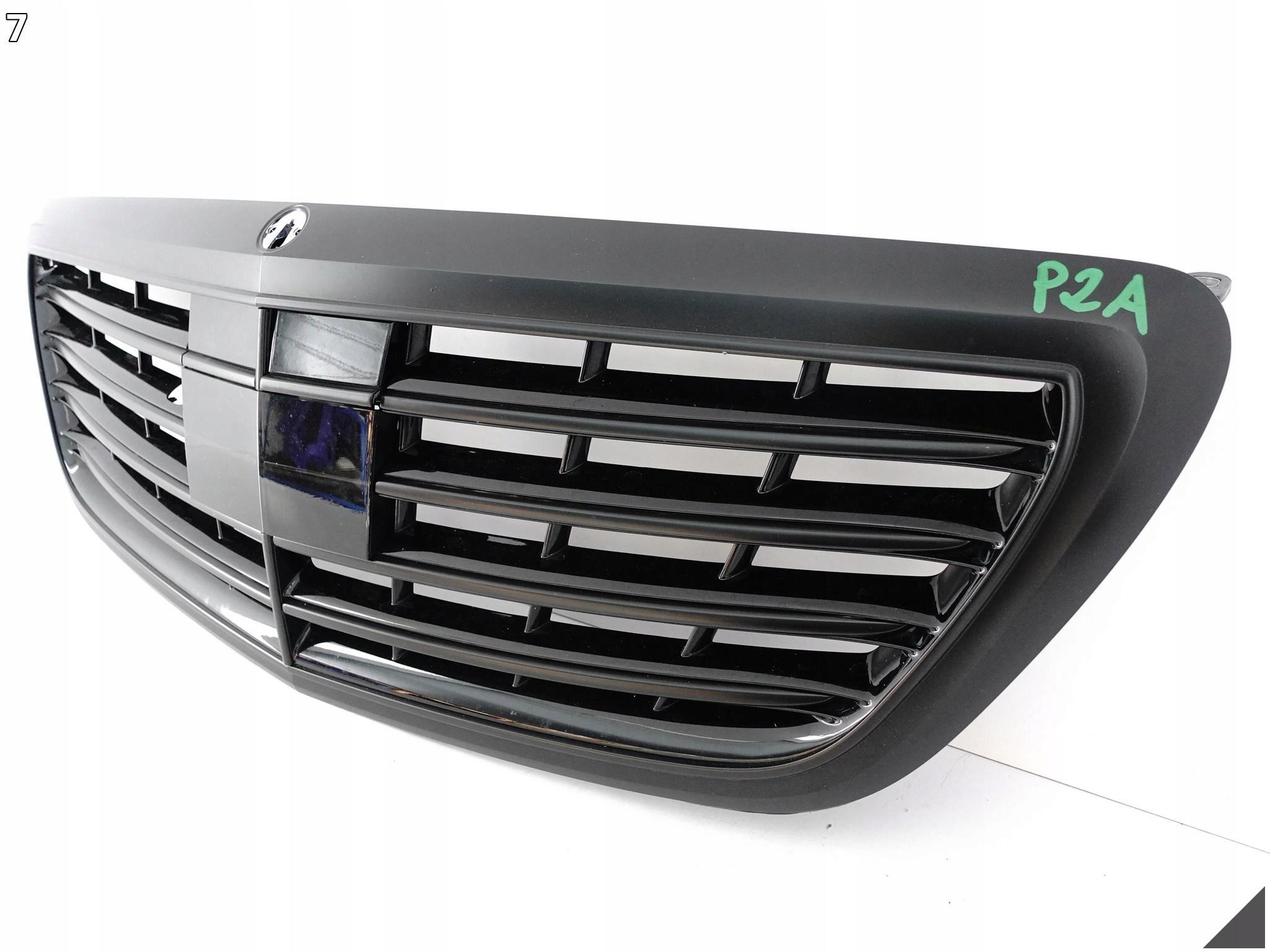 MERCEDES S-KLASA W222 13-18 GRILL ATRAPA CHROM RADAR KAMERA CZARNY 9040 MERCEDES S-KLASA W222 13-18 GRILL ATRAPA CHROM RADAR KAMERA CZARNY 9040 - obrazek 8