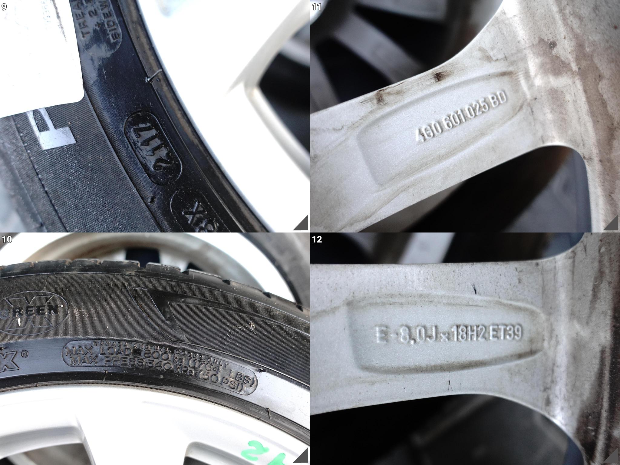 AUDI A6 S6 4G0 C7 8JX18 ET39 MICHELIN 245/45 KOMPLET FELGI+OPONY 7MM LATO AUDI A6 S6 4G0 C7 8JX18 ET39 MICHELIN 245/45 KOMPLET FELGI+OPONY 7MM LATO - obrazek 10