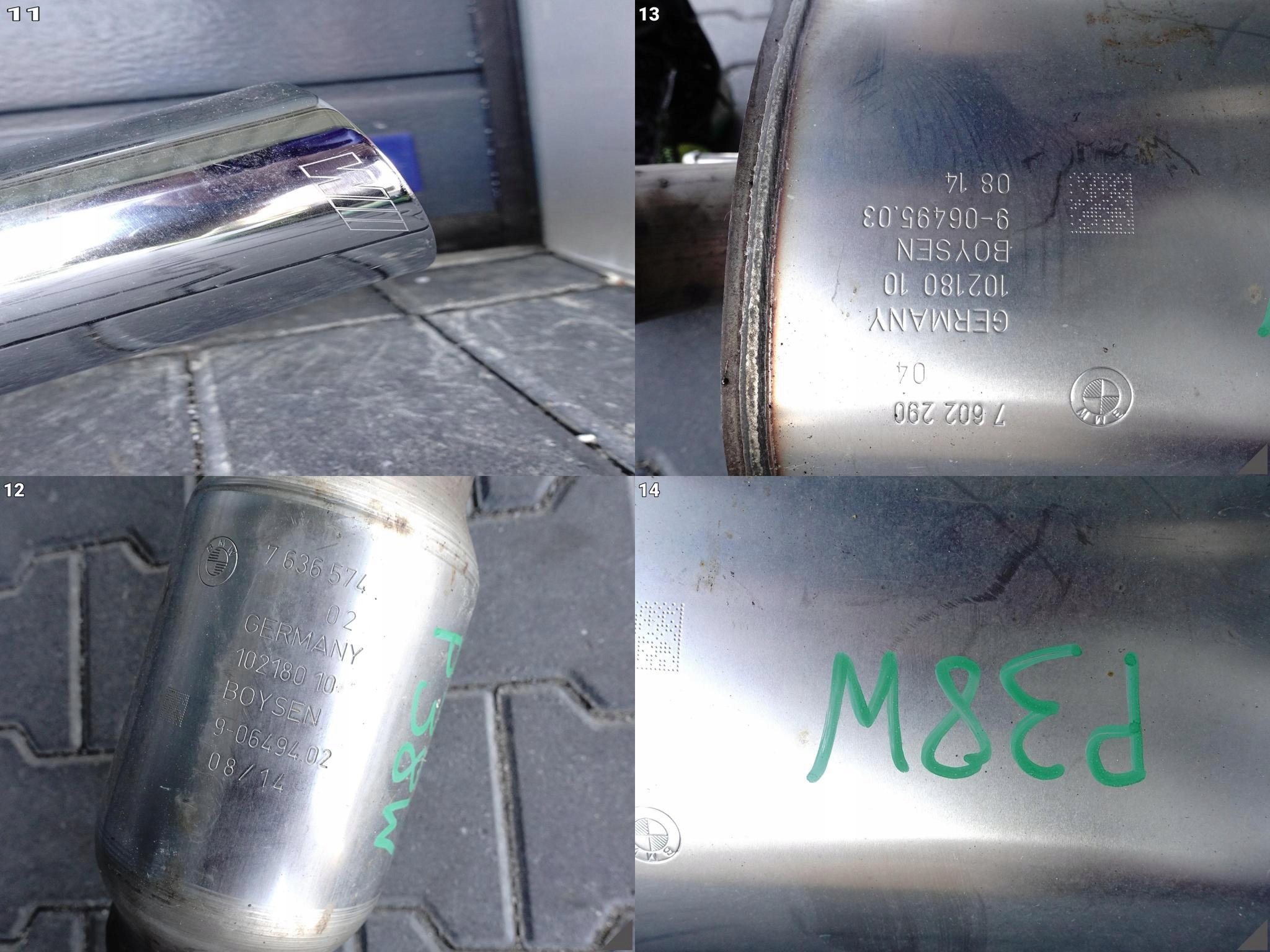 BMW 1 F20 F21 2 F22 M135i M235i 35i M-PAKIET WYDECH TŁUMIK KOŃCÓWKI TYŁ BMW 1 F20 F21 2 F22 M135i M235i 35i M-PAKIET WYDECH TŁUMIK KOŃCÓWKI TYŁ - obrazek 12