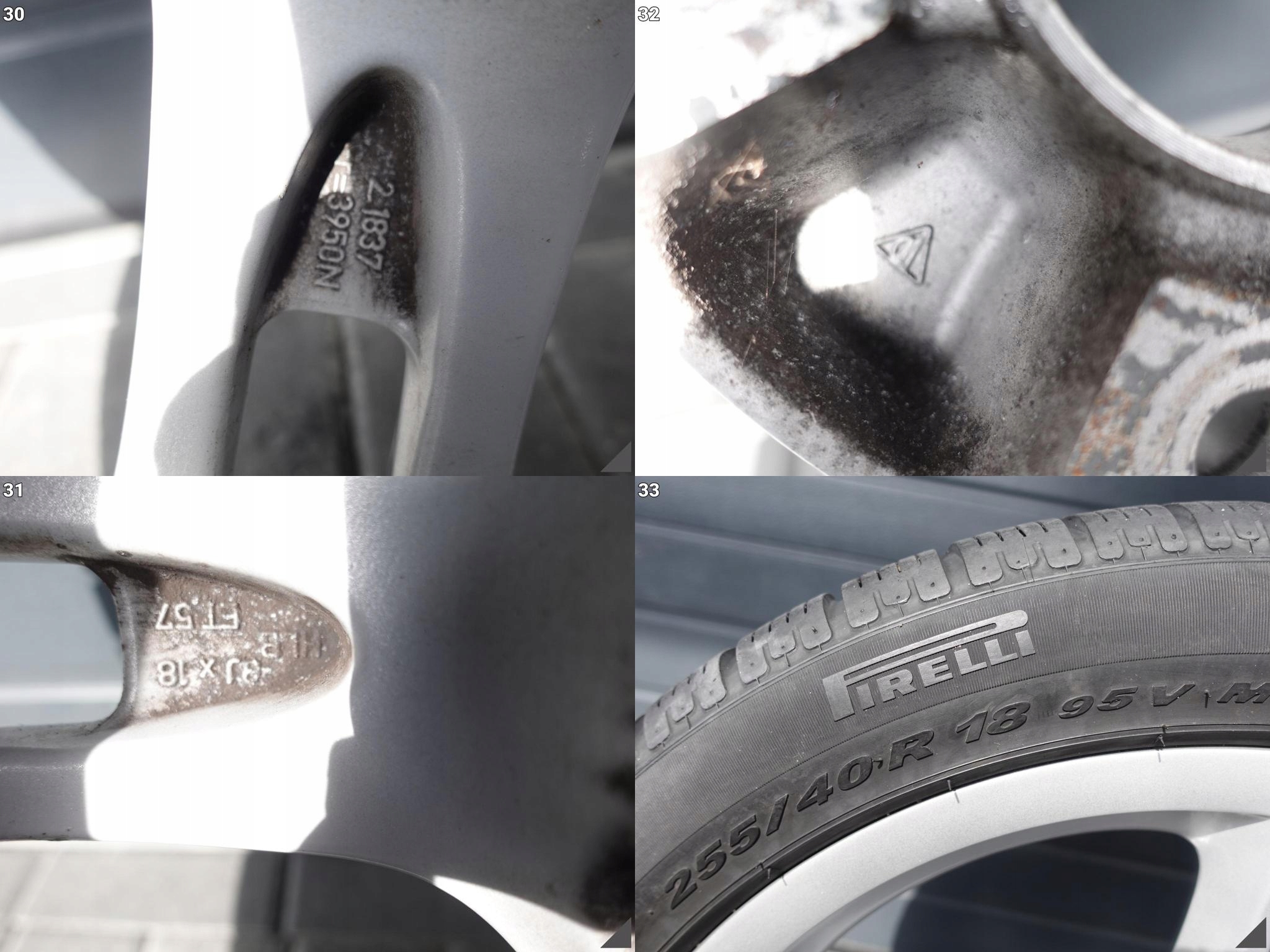 PORSCHE BOXSTER CAYMAN 987 8/9JX18 ET57/43 PIRELLI 235/255/40 FELGI+OPONY PORSCHE BOXSTER CAYMAN 987 8/9JX18 ET57/43 PIRELLI 235/255/40 FELGI+OPONY - obrazek 10