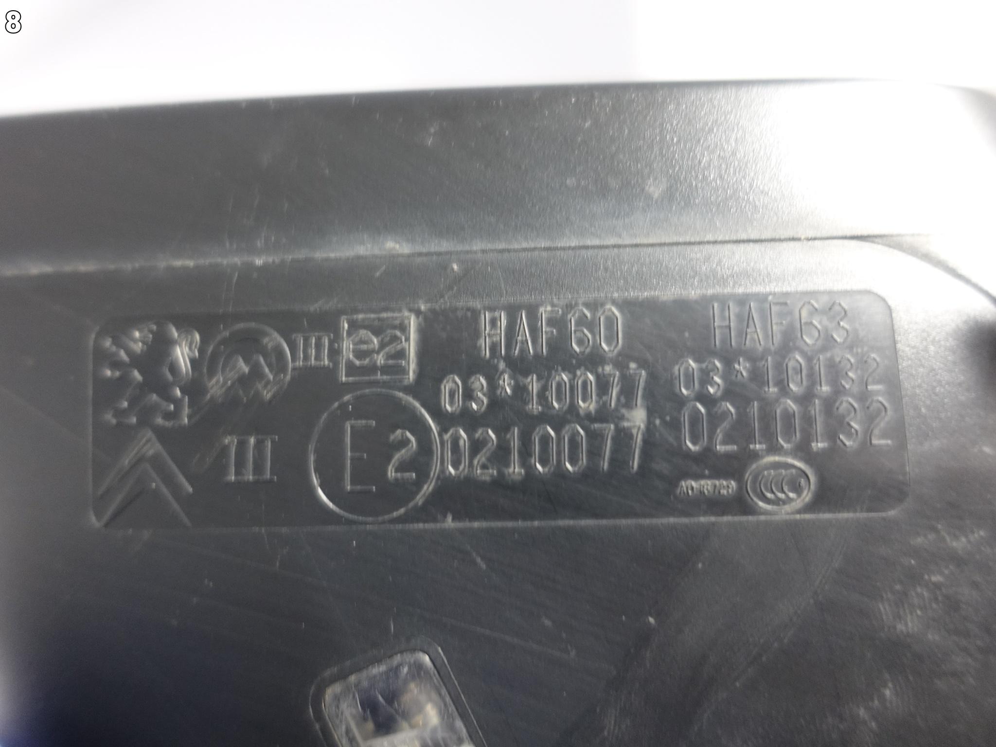 PEUGEOT 508 I 10-18 LUSTERKO LEWE KIERUNKOWSKAZ WKŁAD ASYSTENT 8+8 16PIN EU PEUGEOT 508 I 10-18 LUSTERKO LEWE KIERUNKOWSKAZ WKŁAD ASYSTENT 8+8 16PIN EU - obrazek 9