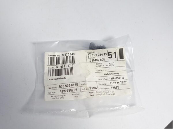 VW AUDI SKODA SEAT PORSCHE ŚRUBA WKRĘT TORX 5×16 MM VW AUDI SKODA SEAT PORSCHE ŚRUBA WKRĘT TORX 5x16 MM