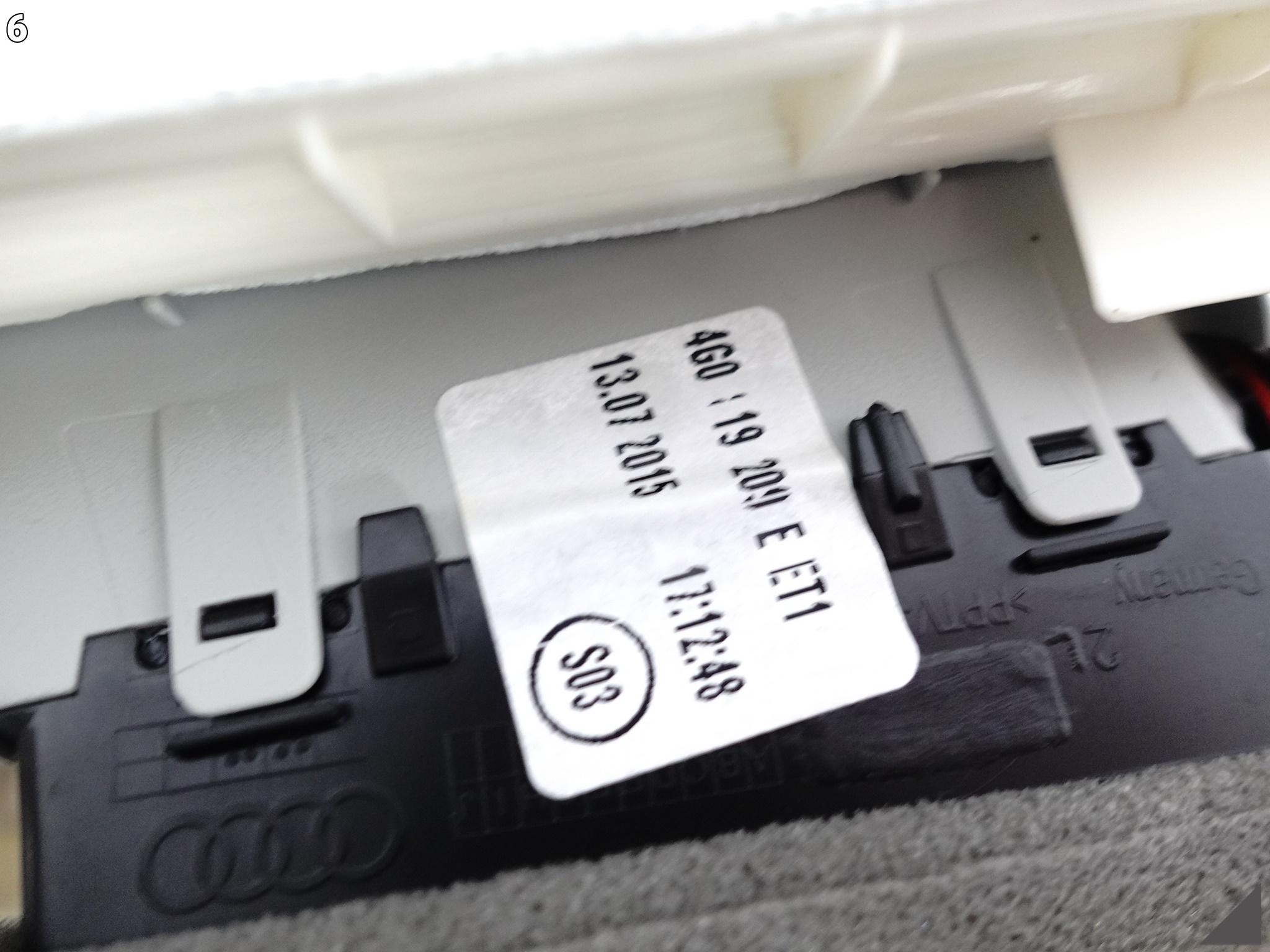 AUDI A6 S6 4G0 LIFT 10-18 TAPICERKA OSŁONA POSZYCIE LEWEGO SŁUPKA B KRATKA AUDI A6 S6 4G0 LIFT 10-18 TAPICERKA OSŁONA POSZYCIE LEWEGO SŁUPKA B KRATKA - obrazek 7