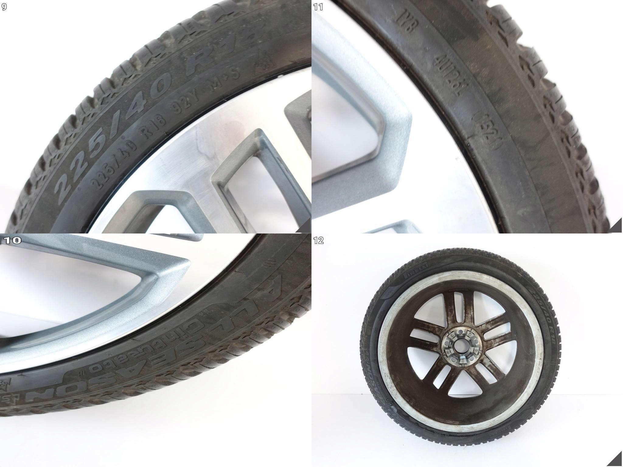 AUDI A3 S3 8V0 S-LINE SPORT FELGA 8Jx18 ET46 + OPONA 225/40 ROK 2021 7MM AUDI A3 S3 8V0 S-LINE SPORT FELGA 8Jx18 ET46 + OPONA 225/40 ROK 2021 7MM - obrazek 10