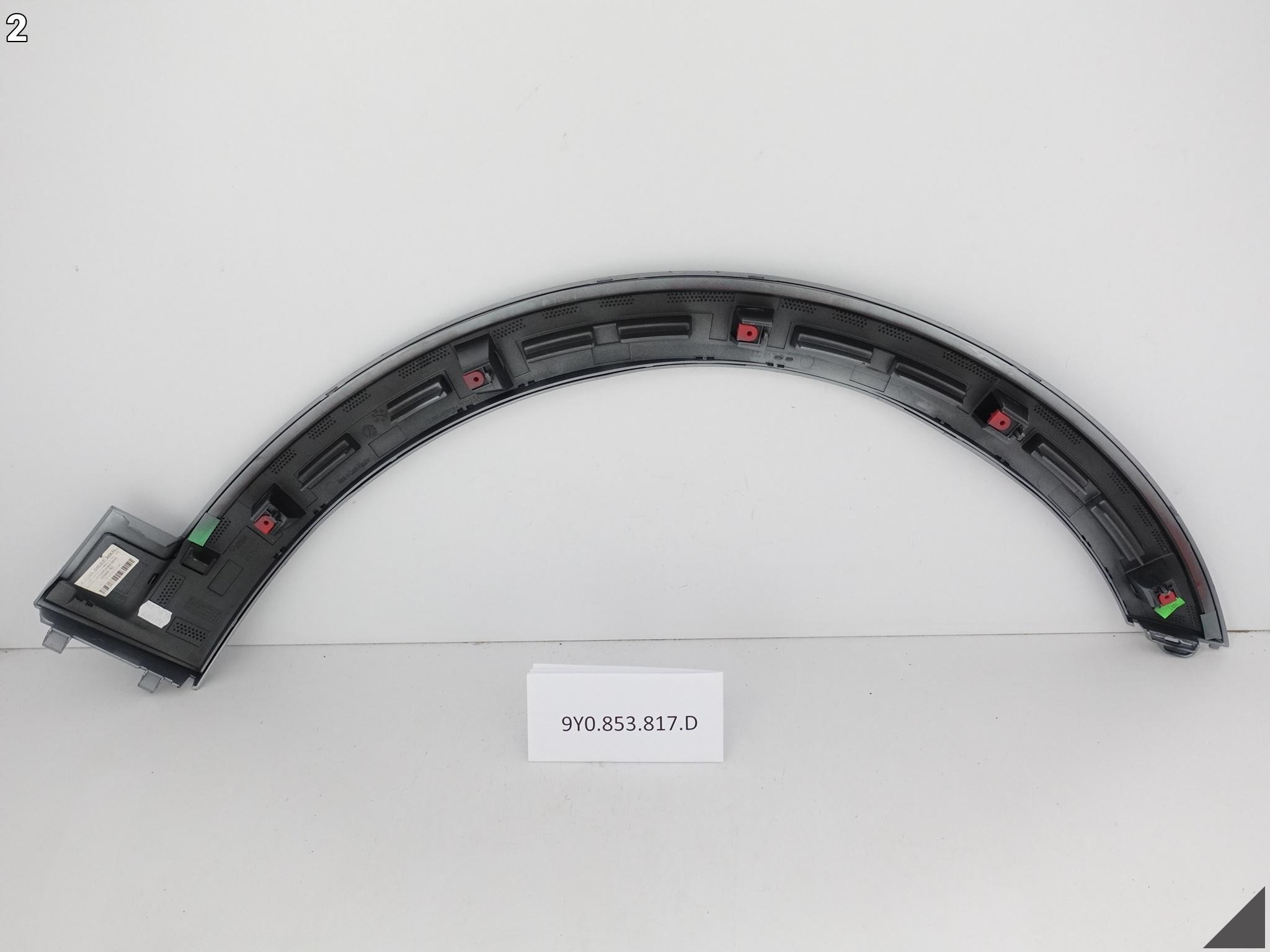 PORSCHE CAYENNE III GTS E3 9Y0 18- LISTWA NA BŁOTNIK LEWA PRZÓD M7P PORSCHE CAYENNE III GTS E3 9Y0 18- LISTWA NA BŁOTNIK LEWA PRZÓD M7P - obrazek 3