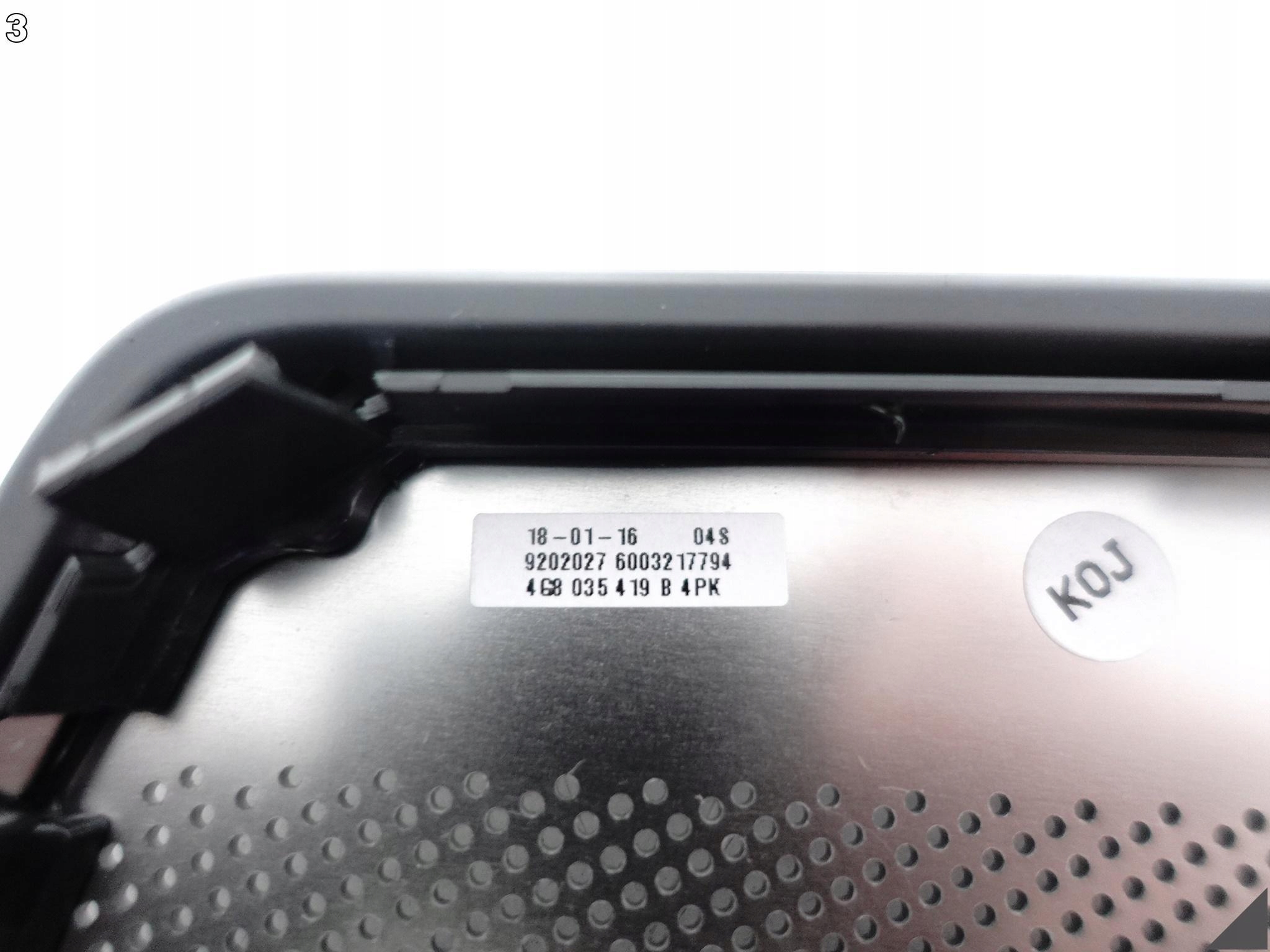AUDI RS7 S7 A7 4G8 C7 10-18 OSŁONA GŁOŚNIKA LEWA PRZÓD BANG & OLUFSEN 4PK AUDI RS7 S7 A7 4G8 C7 10-18 OSŁONA GŁOŚNIKA LEWA PRZÓD BANG & OLUFSEN 4PK - obrazek 4