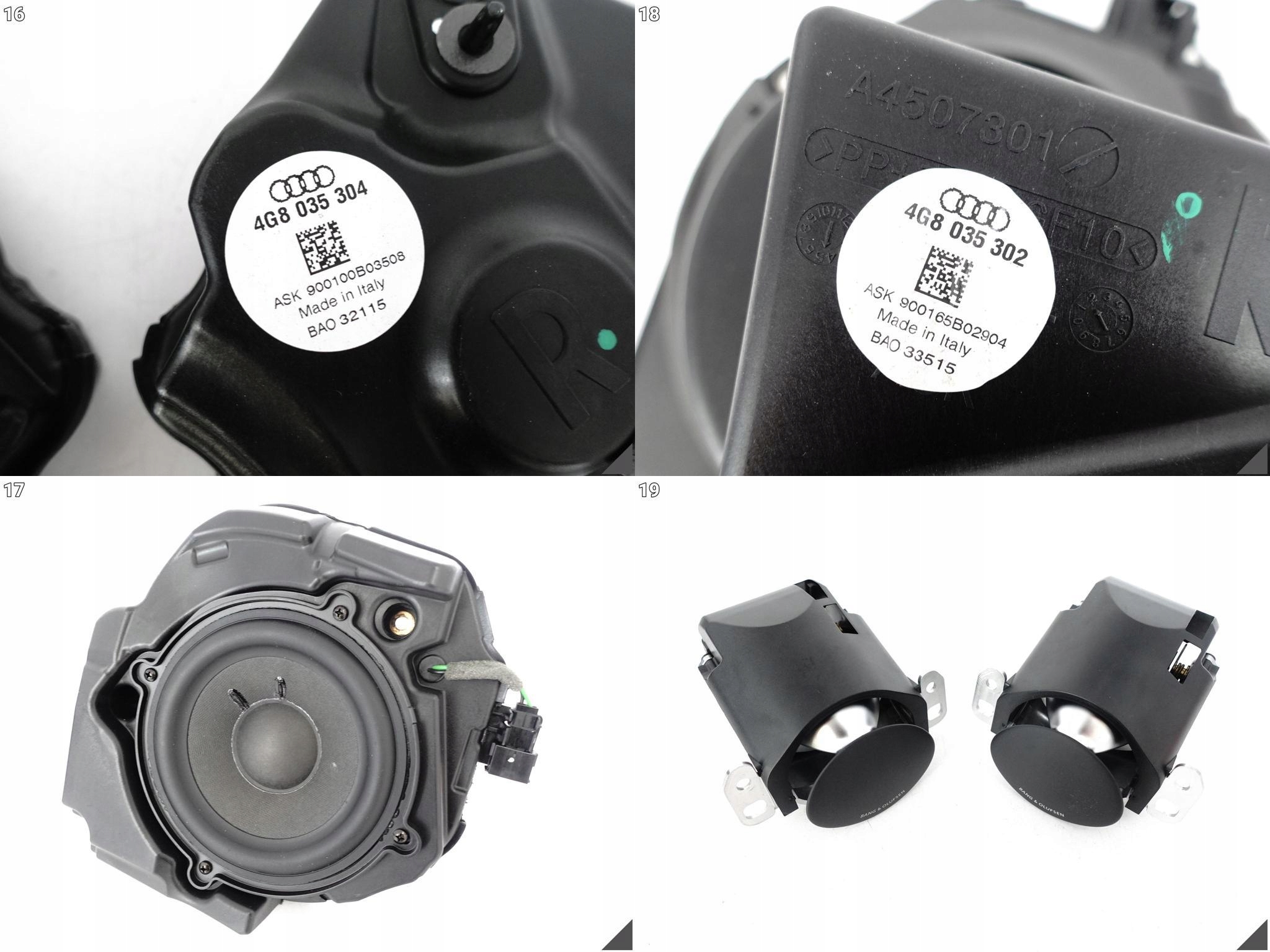 AUDI RS7 S7 A7 4G8 C7 10-18 LIFT ZESTAW GŁOŚNIKÓW WZMACNIACZ BANG & OLUFSEN AUDI RS7 S7 A7 4G8 C7 10-18 LIFT ZESTAW GŁOŚNIKÓW WZMACNIACZ BANG & OLUFSEN - obrazek 8