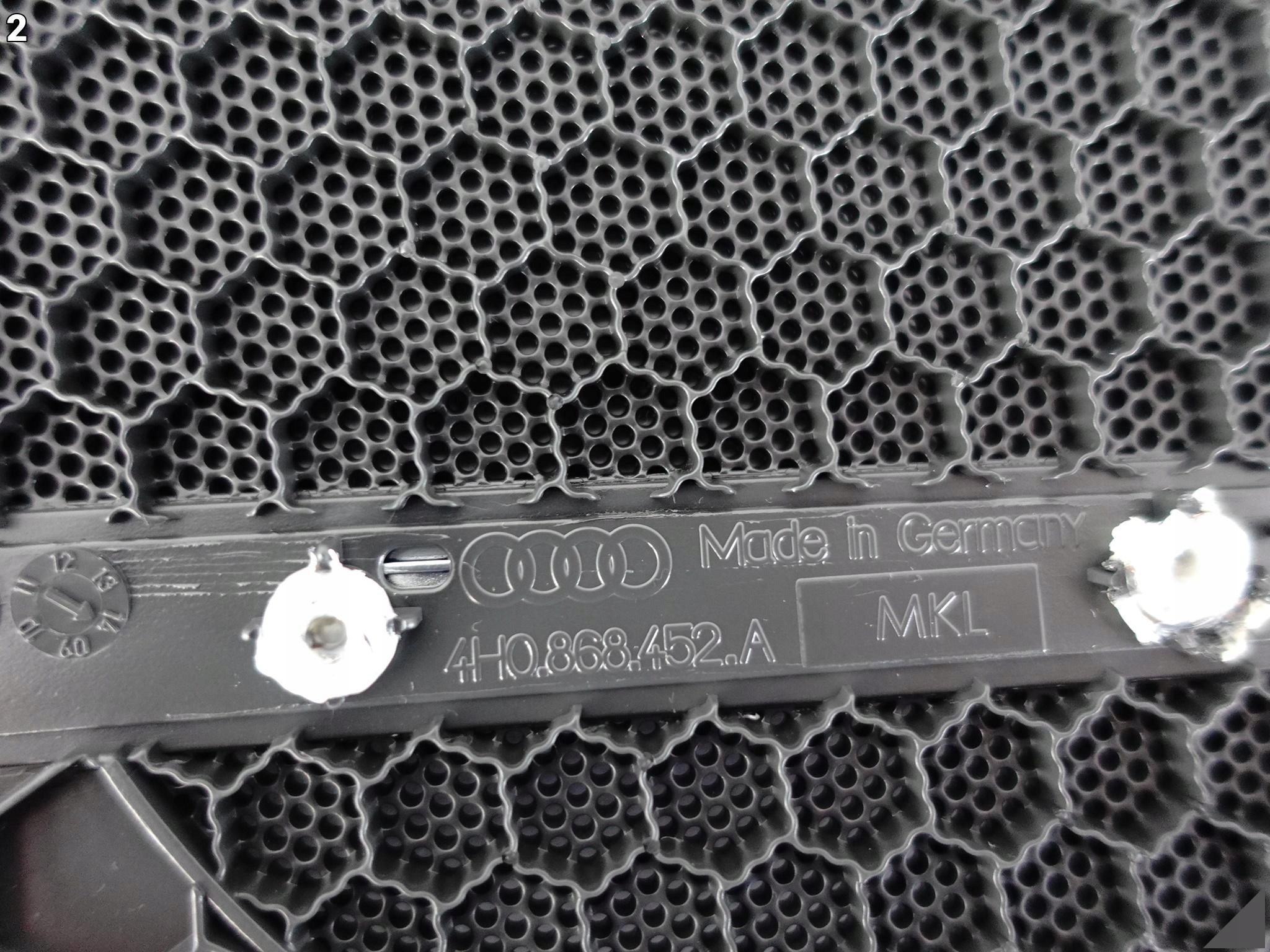 AUDI A8 S8 4H0 D4 09-17 LIFT OSŁONA KRATKA GŁOŚNIKA DRZWI PRAWA TYŁ BOSE AUDI A8 S8 4H0 D4 09-17 LIFT OSŁONA KRATKA GŁOŚNIKA DRZWI PRAWA TYŁ BOSE - obrazek 3
