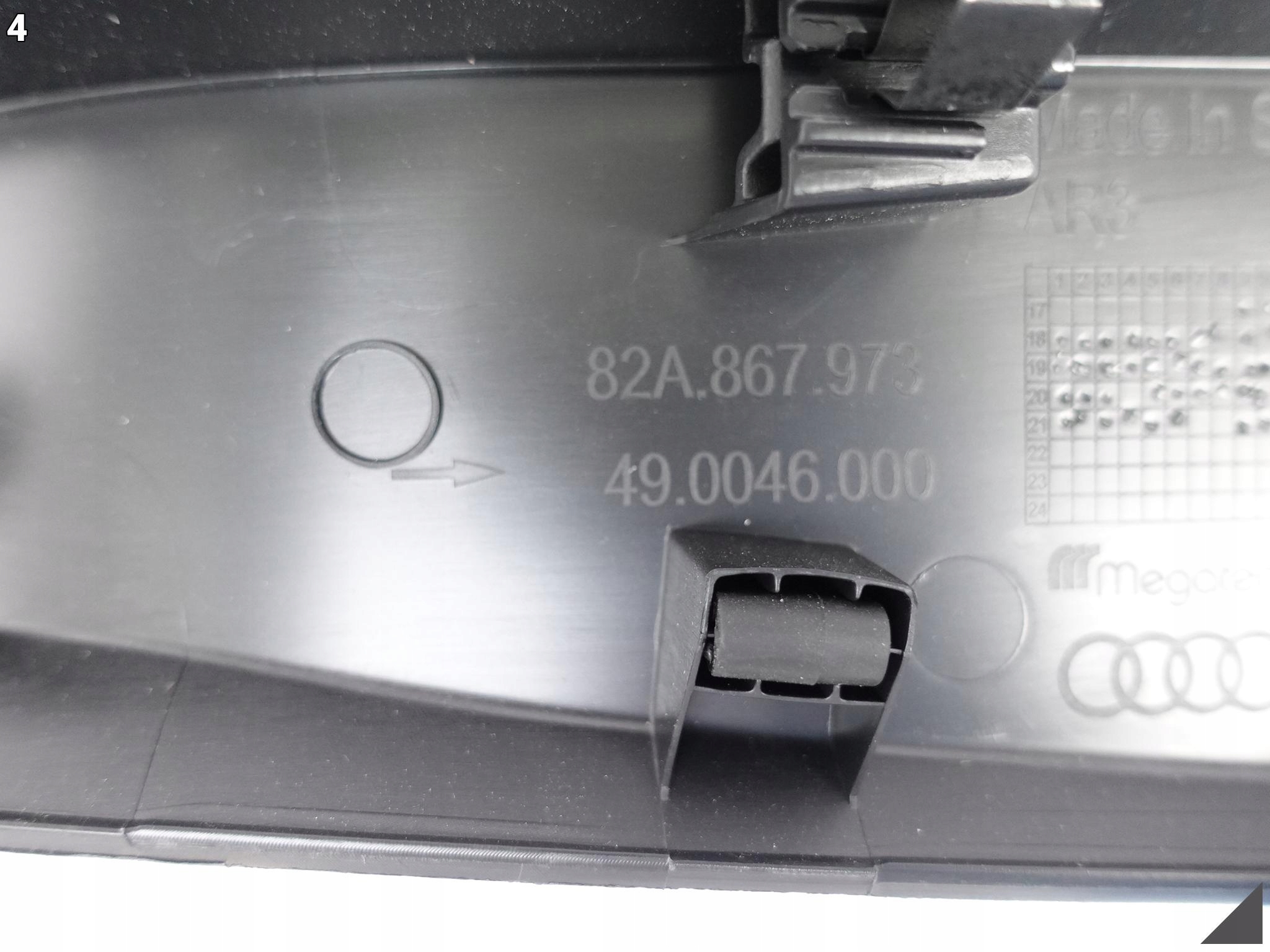 AUDI A1 82A II OSŁONA TAPICERKI KLAPY BAGAŻNIKA AUDI A1 82A II OSŁONA TAPICERKI KLAPY BAGAŻNIKA - obrazek 5
