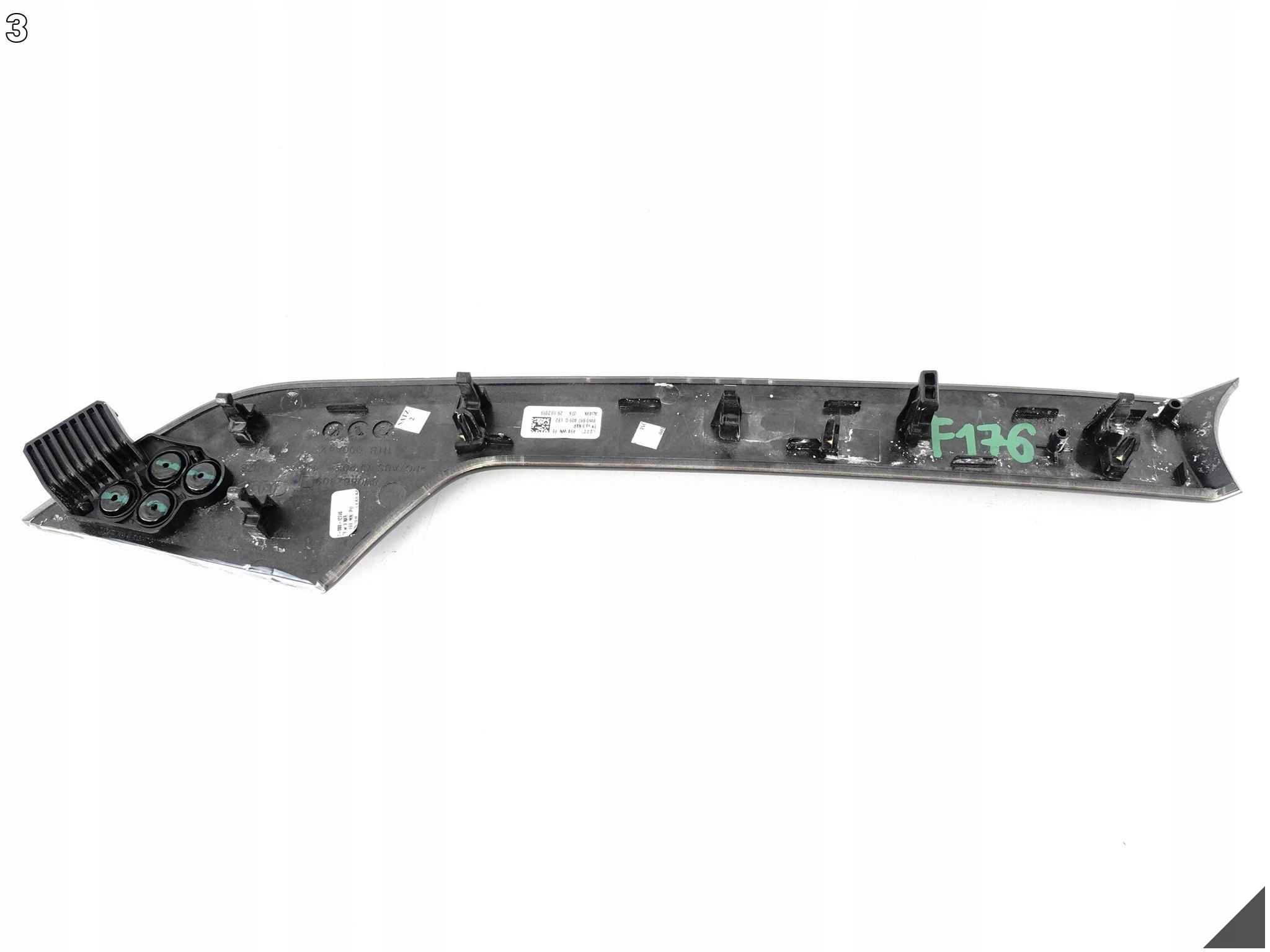 AUDI A5 S5 F5 8W6 A4 8W0 B9 15-19 LISTWA DEKOR DRZWI LEWA PRZÓD ORZECH LE2 AUDI A5 S5 F5 8W6 A4 8W0 B9 15-19 LISTWA DEKOR DRZWI LEWA PRZÓD ORZECH LE2 - obrazek 4