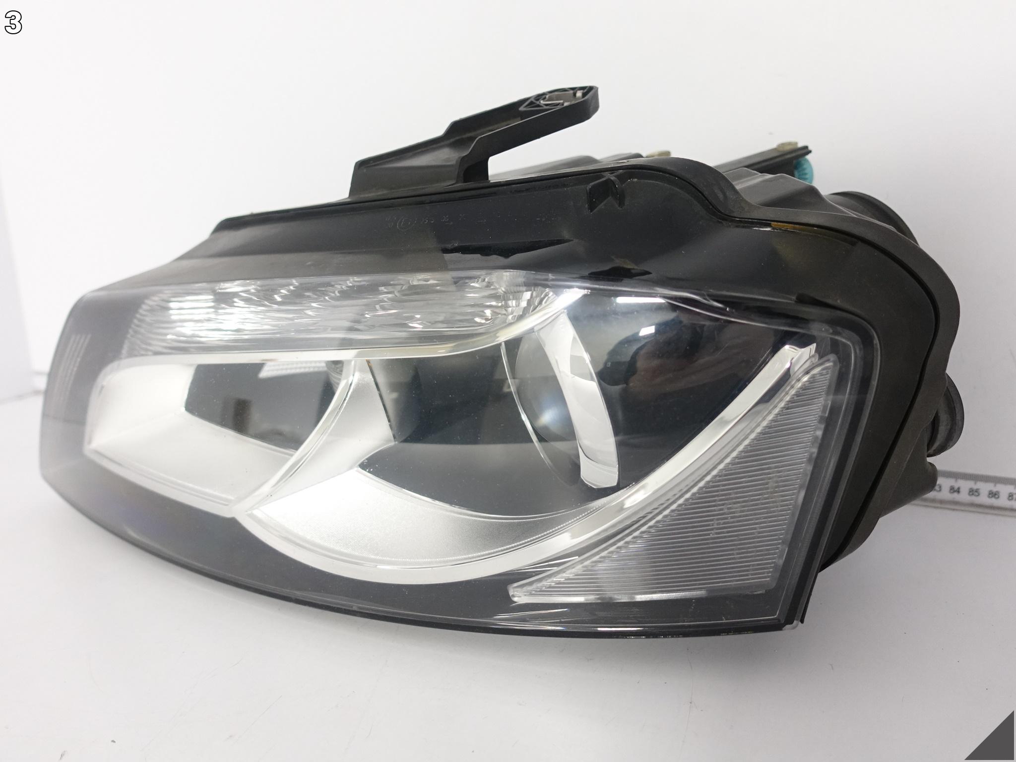 AUDI A3 S3 RS3 8P0 LIFT 08-12 LAMPA XENON + LED NIESKRĘTNA LEWA PRZÓD EU AUDI A3 S3 RS3 8P0 LIFT 08-12 LAMPA XENON + LED NIESKRĘTNA LEWA PRZÓD EU - obrazek 4