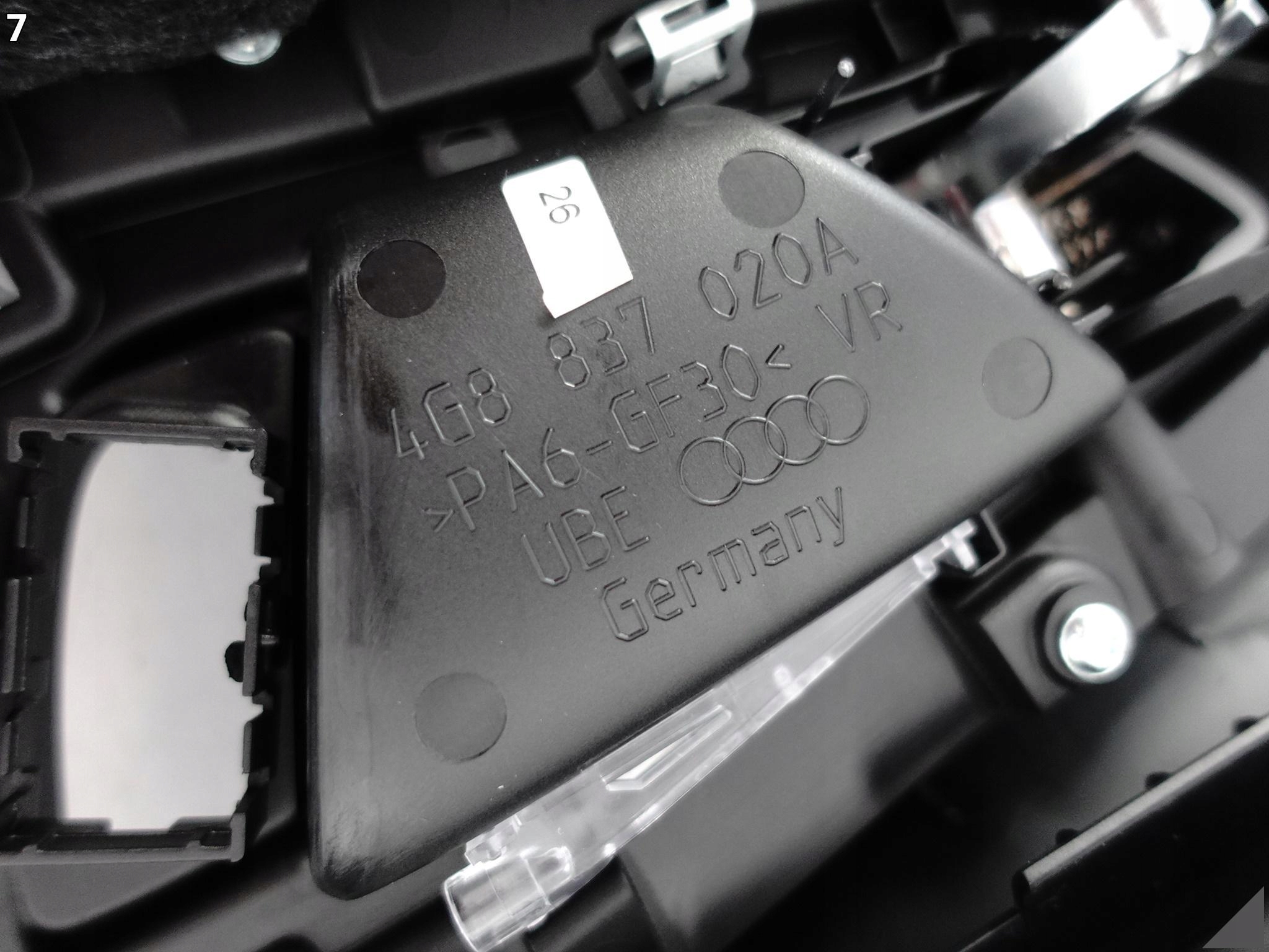 AUDI RS7 S7 A7 4G8 C7 14-18 TAPICERKA BOCZEK DRZWI PRAWA PRZÓD EXCLUSIVE AUDI RS7 S7 A7 4G8 C7 14-18 TAPICERKA BOCZEK DRZWI PRAWA PRZÓD EXCLUSIVE - obrazek 8
