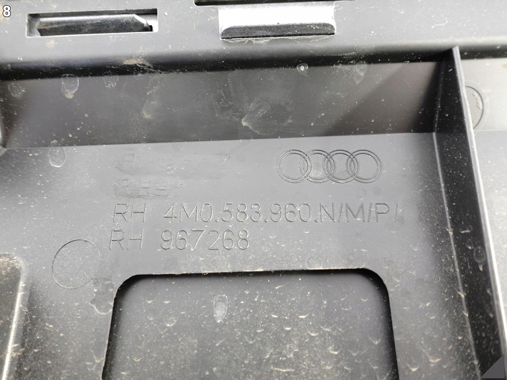 AUDI Q7 SQ7 II 4M0 S-LINE 19- LIFT LISTWA DRZWI PRAWYCH PRZÓD 4M0583960N AUDI Q7 SQ7 II 4M0 S-LINE 19- LIFT LISTWA DRZWI PRAWYCH PRZÓD 4M0583960N - obrazek 9