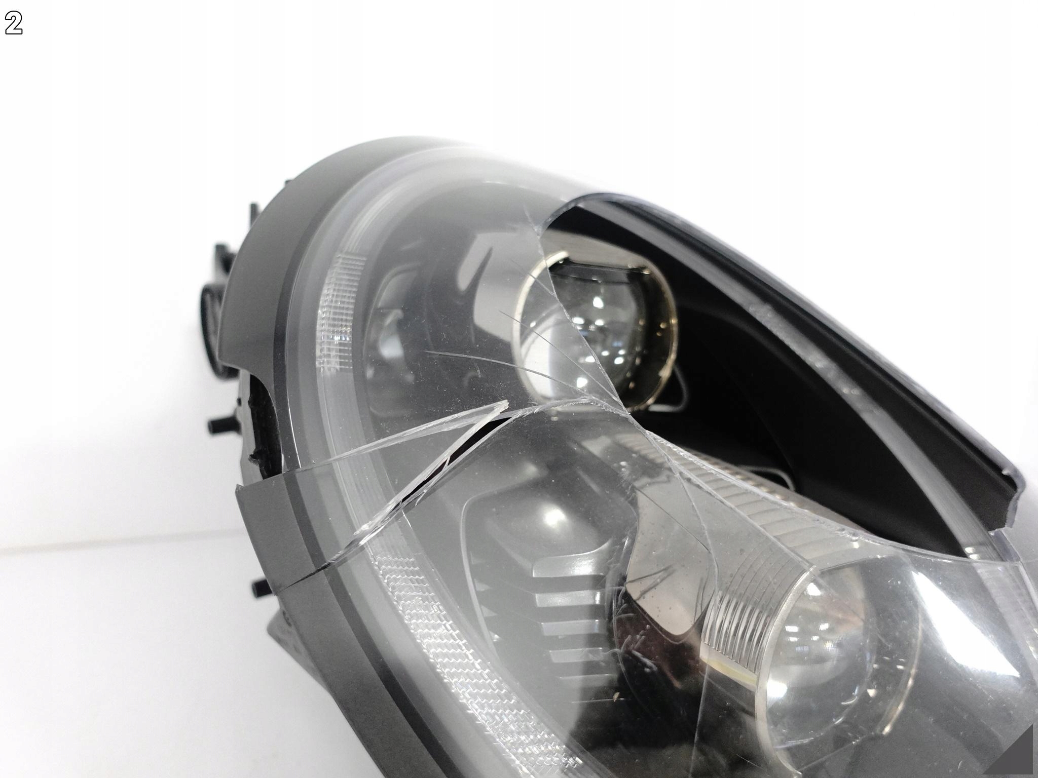 PORSCHE 991 LIFT MK2 LAMPA FULL LED PRAWA PRZÓD EUROPA BLACK/CZARNA USZKO. PORSCHE 991 LIFT MK2 LAMPA FULL LED PRAWA PRZÓD EUROPA BLACK/CZARNA USZKO. - obrazek 3