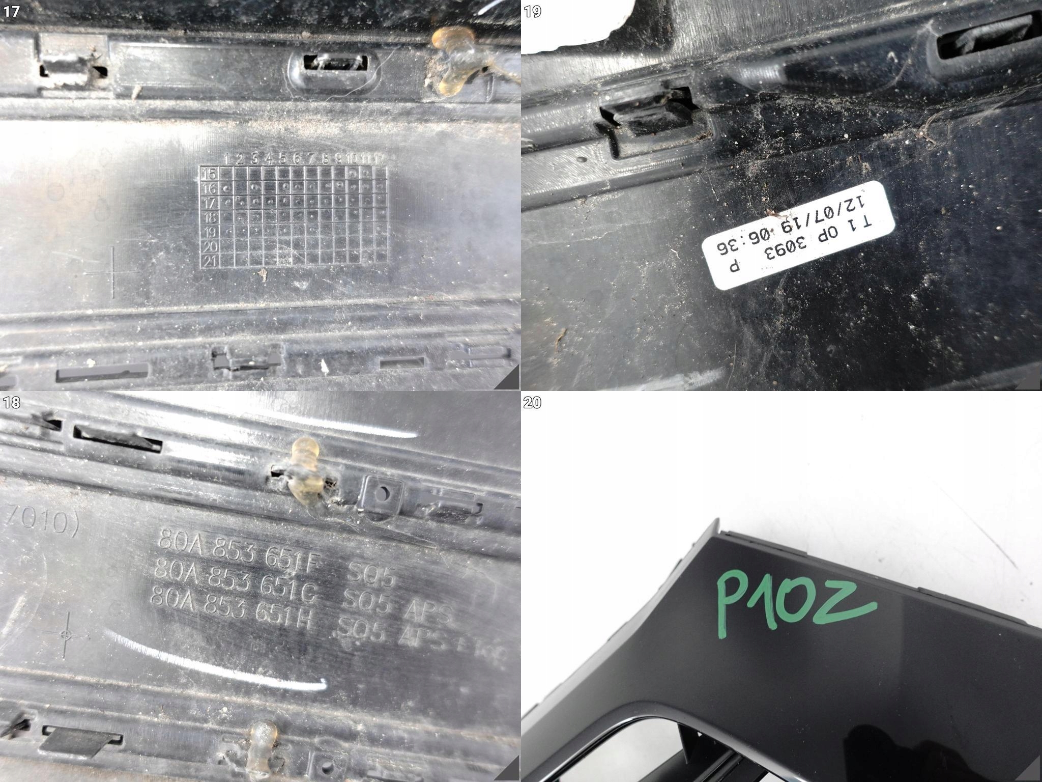 AUDI SQ5 80A II FY 17-21 GRILL ATRAPA CHŁODNICY W ZDERZAK PRZÓD PDC CZARNY AUDI SQ5 80A II FY 17-21 GRILL ATRAPA CHŁODNICY W ZDERZAK PRZÓD PDC CZARNY - obrazek 12