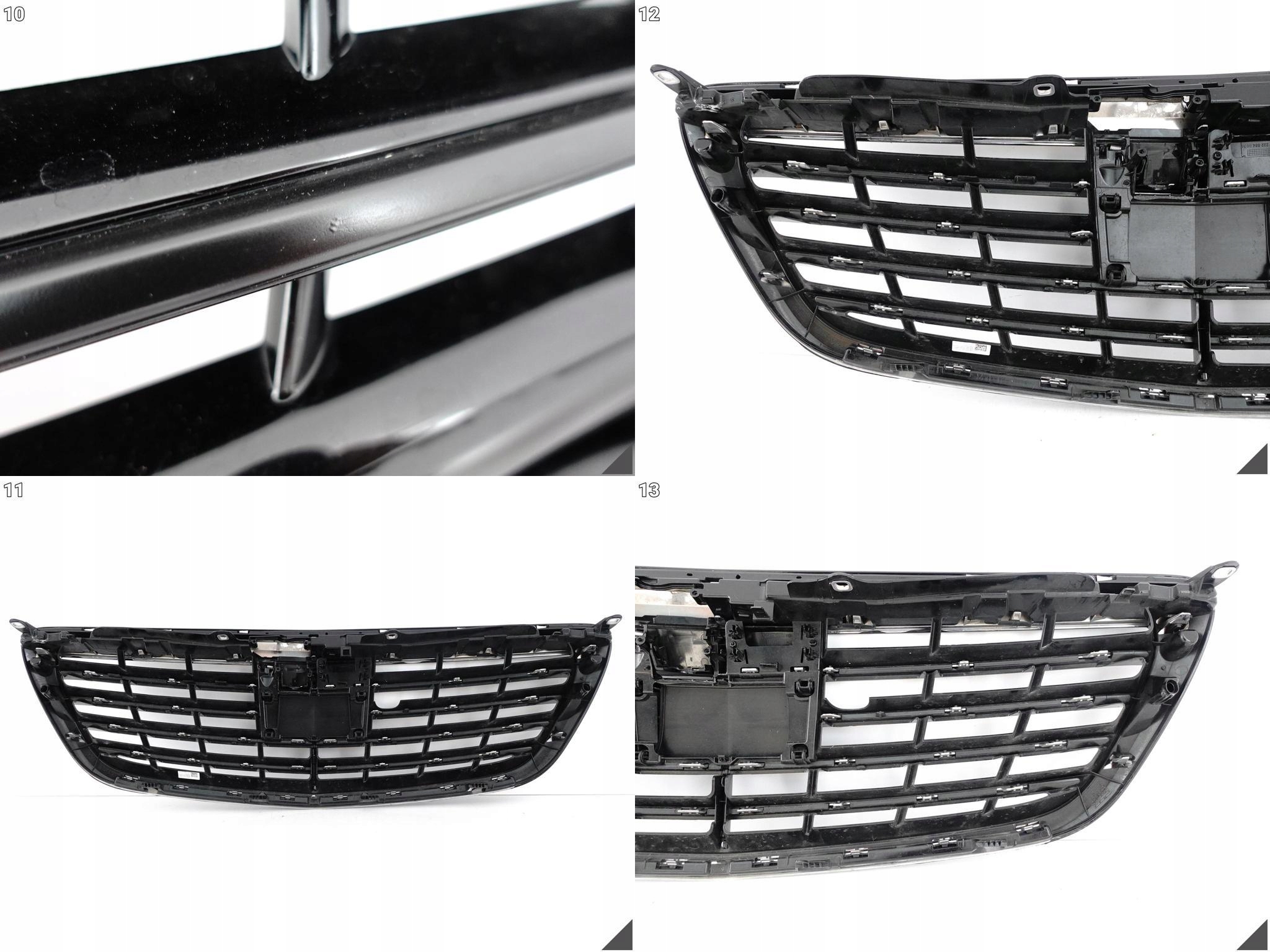 MERCEDES S-KLASA W222 13-18 GRILL ATRAPA CHROM RADAR KAMERA CZARNY 9040 MERCEDES S-KLASA W222 13-18 GRILL ATRAPA CHROM RADAR KAMERA CZARNY 9040 - obrazek 11