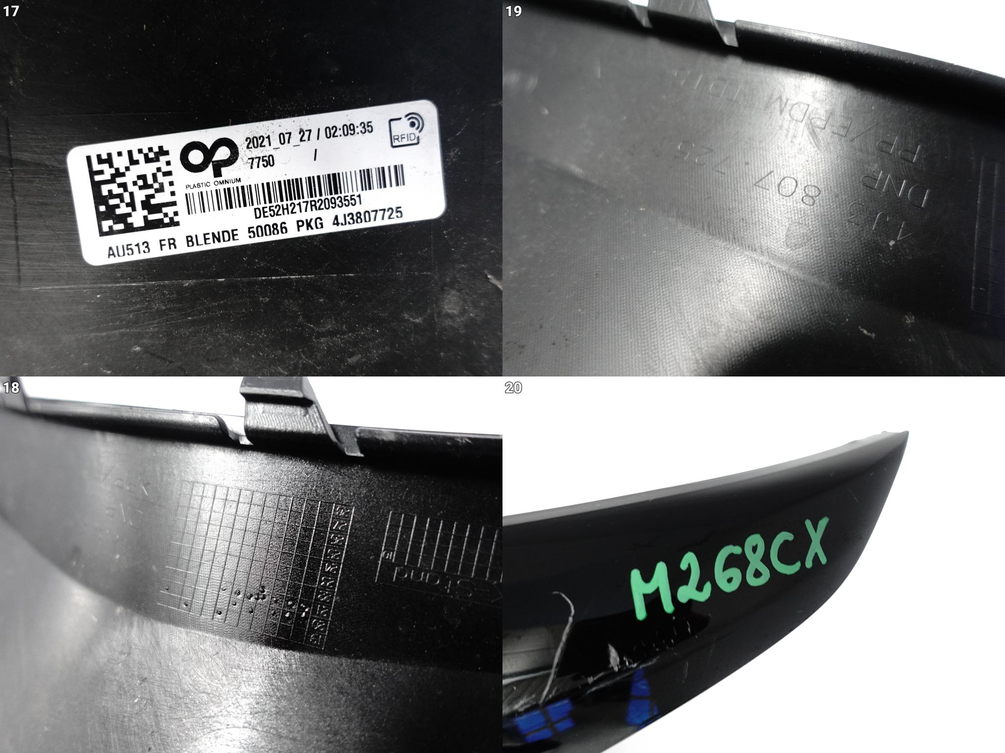 AUDI E-TRON GT RS 4J3 20-24 ATRAPA LISTWA NAKŁADKA GRILL NA ZDERZAK PRZÓD AUDI E-TRON GT RS 4J3 20-24 ATRAPA LISTWA NAKŁADKA GRILL NA ZDERZAK PRZÓD - obrazek 15