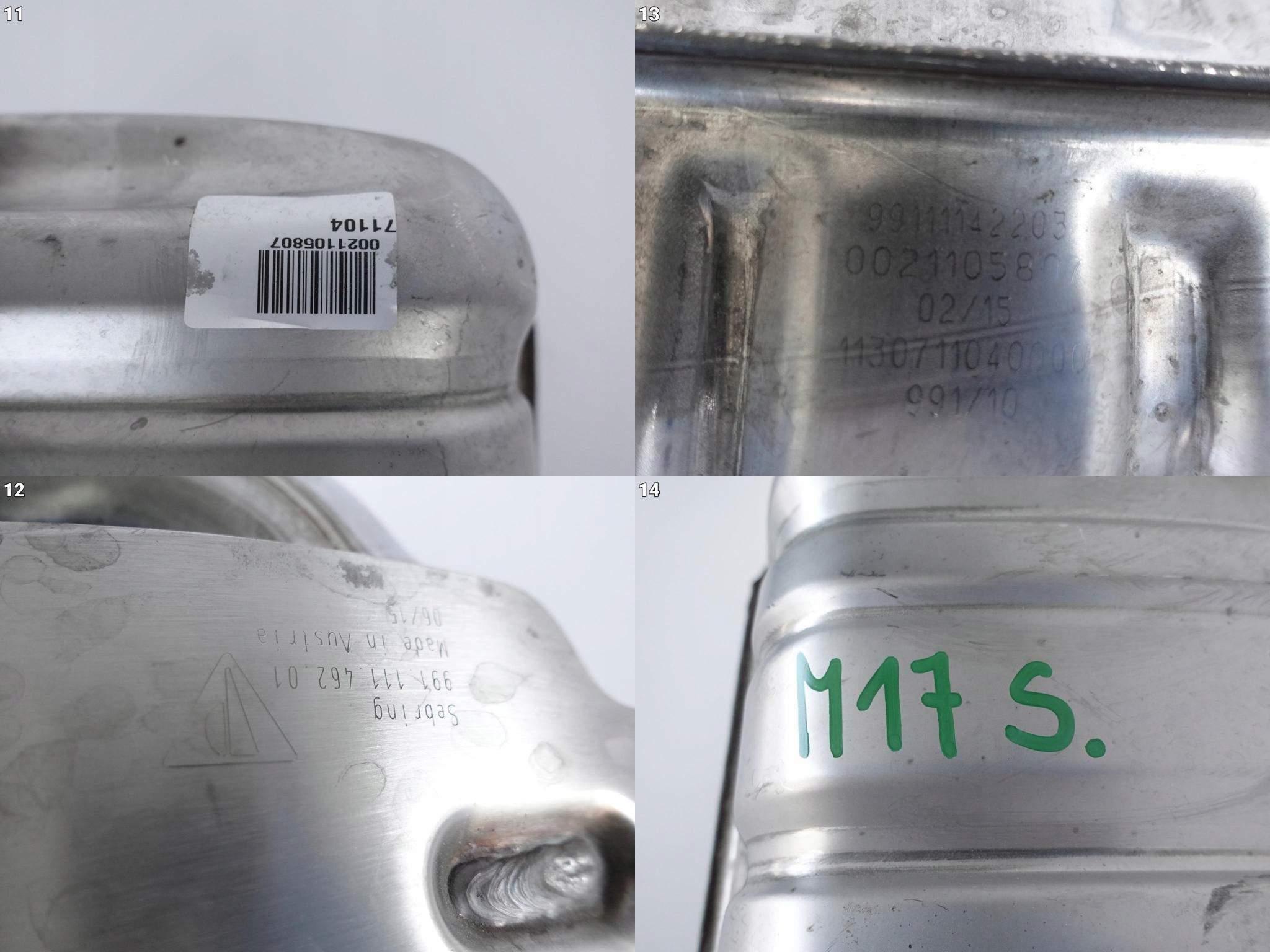 PORSCHE 991 991.1 C2 4S 3.4L TŁUMIK WYDECH PRAWY PORSCHE 991 991.1 C2 4S 3.4L TŁUMIK WYDECH PRAWY - obrazek 12