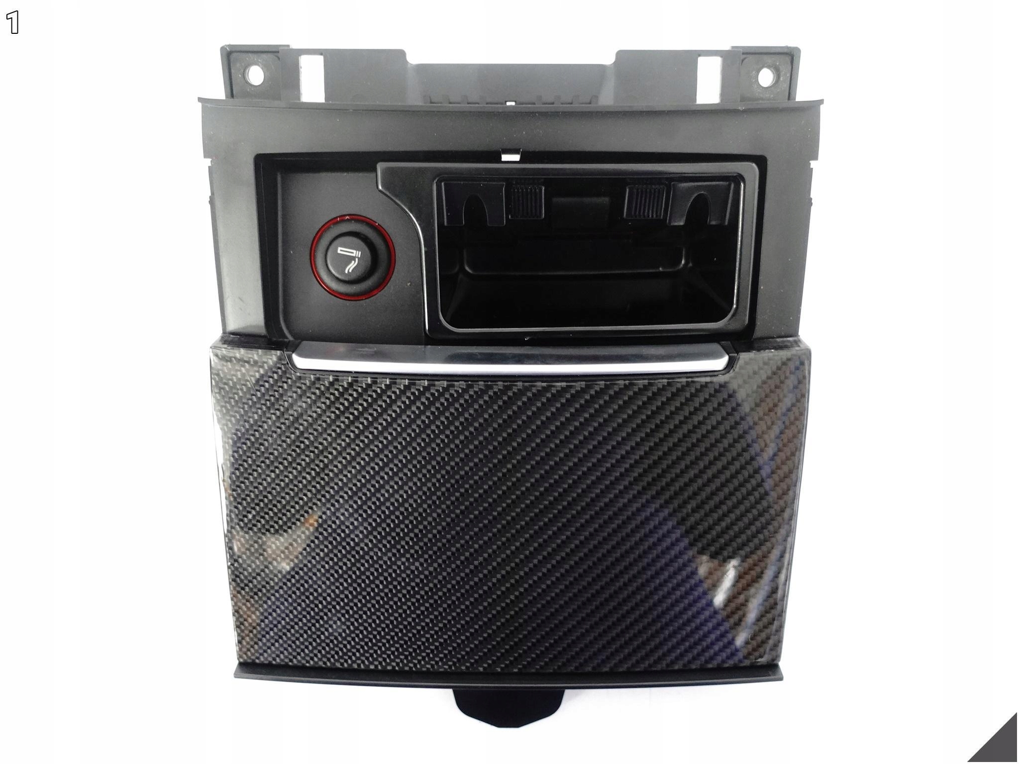 AUDI RS7 4G8 RS6 4G0 C7 10-18 POPIELNICZKA TUNEL ŚRODKOWY DEKOR CARBON 6T3 AUDI RS7 4G8 RS6 4G0 C7 10-18 POPIELNICZKA TUNEL ŚRODKOWY DEKOR CARBON 6T3 - obrazek 2