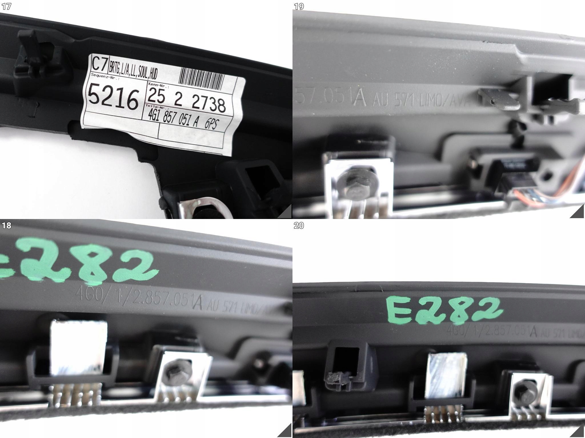 AUDI A6 S6 4G0 C7 10-18 LIFT LISTWA GÓRNA KOKPITU PODSZYBIE CHROM HEADUP AUDI A6 S6 4G0 C7 10-18 LIFT LISTWA GÓRNA KOKPITU PODSZYBIE CHROM HEADUP - obrazek 12