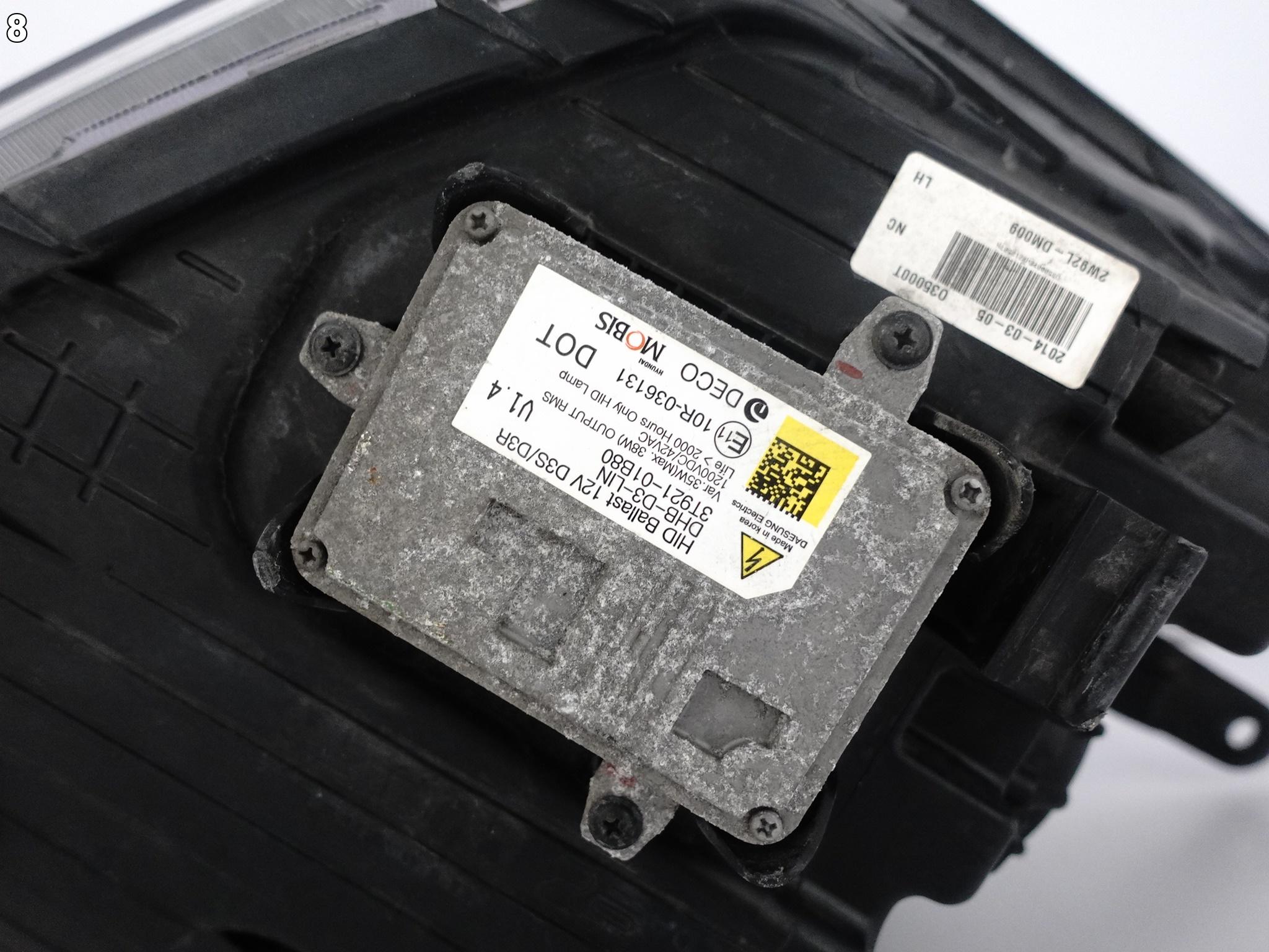 HYUNDAI SANTA FE III 3 12-15 LAMPA XENON LEWA PRZÓD EUROPA HYUNDAI SANTA FE III 3 12-15 LAMPA XENON LEWA PRZÓD EUROPA - obrazek 9