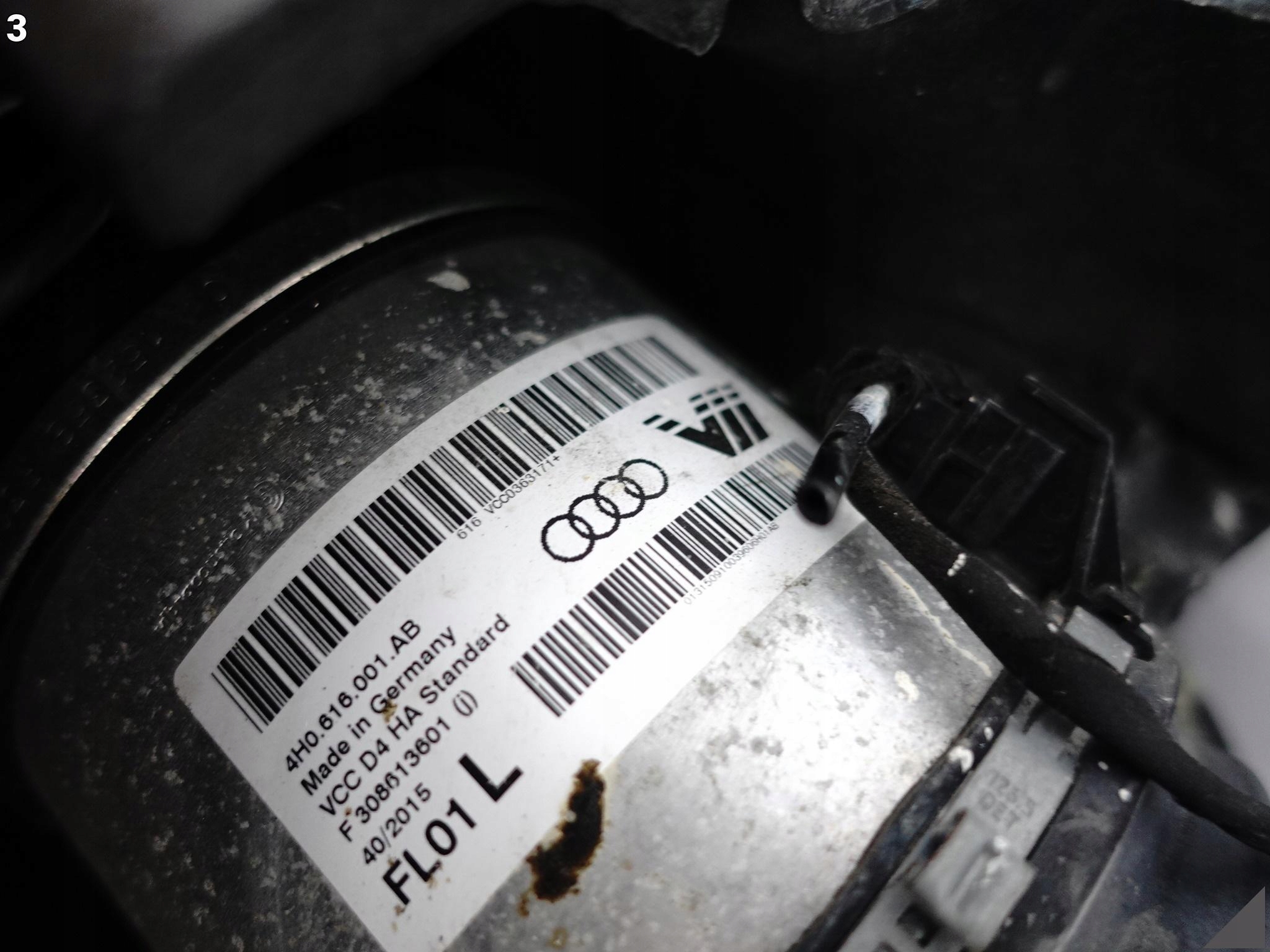 AUDI A8 S8 4H0 D4 ZAWIESZENIE PNEUMATYCZNE AMORTYZATOR LEWY TYŁ 74 KM AUDI A8 S8 4H0 D4 ZAWIESZENIE PNEUMATYCZNE AMORTYZATOR LEWY TYŁ 74 KM - obrazek 4