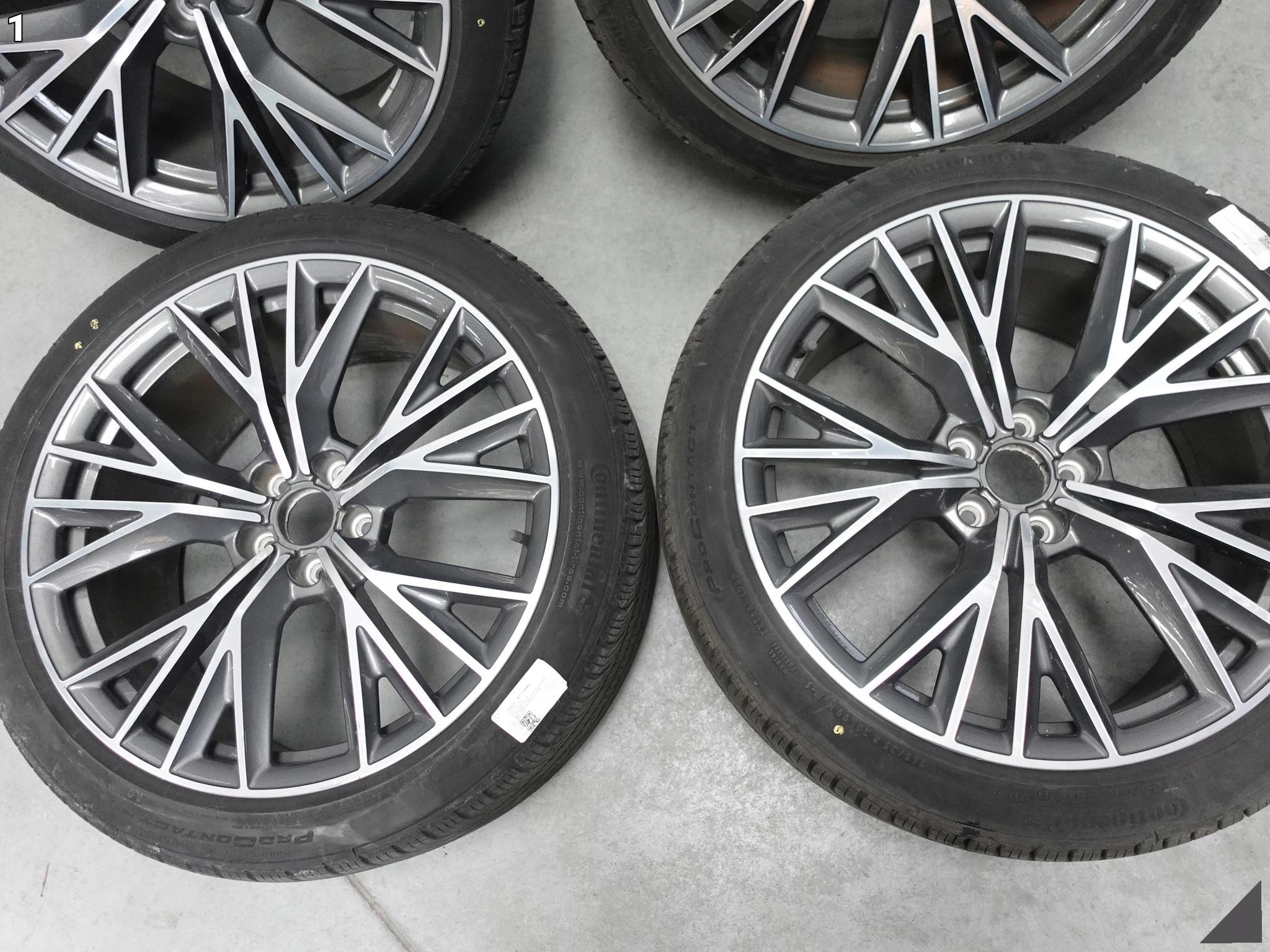 AUDI A7 S7 4G8 9JX20 ET37 CONTINENTAL 265/35 KOMPLET FELGI+OPONY ZIMA 8MM AUDI A7 S7 4G8 9JX20 ET37 CONTINENTAL 265/35 KOMPLET FELGI+OPONY ZIMA 8MM - obrazek 2