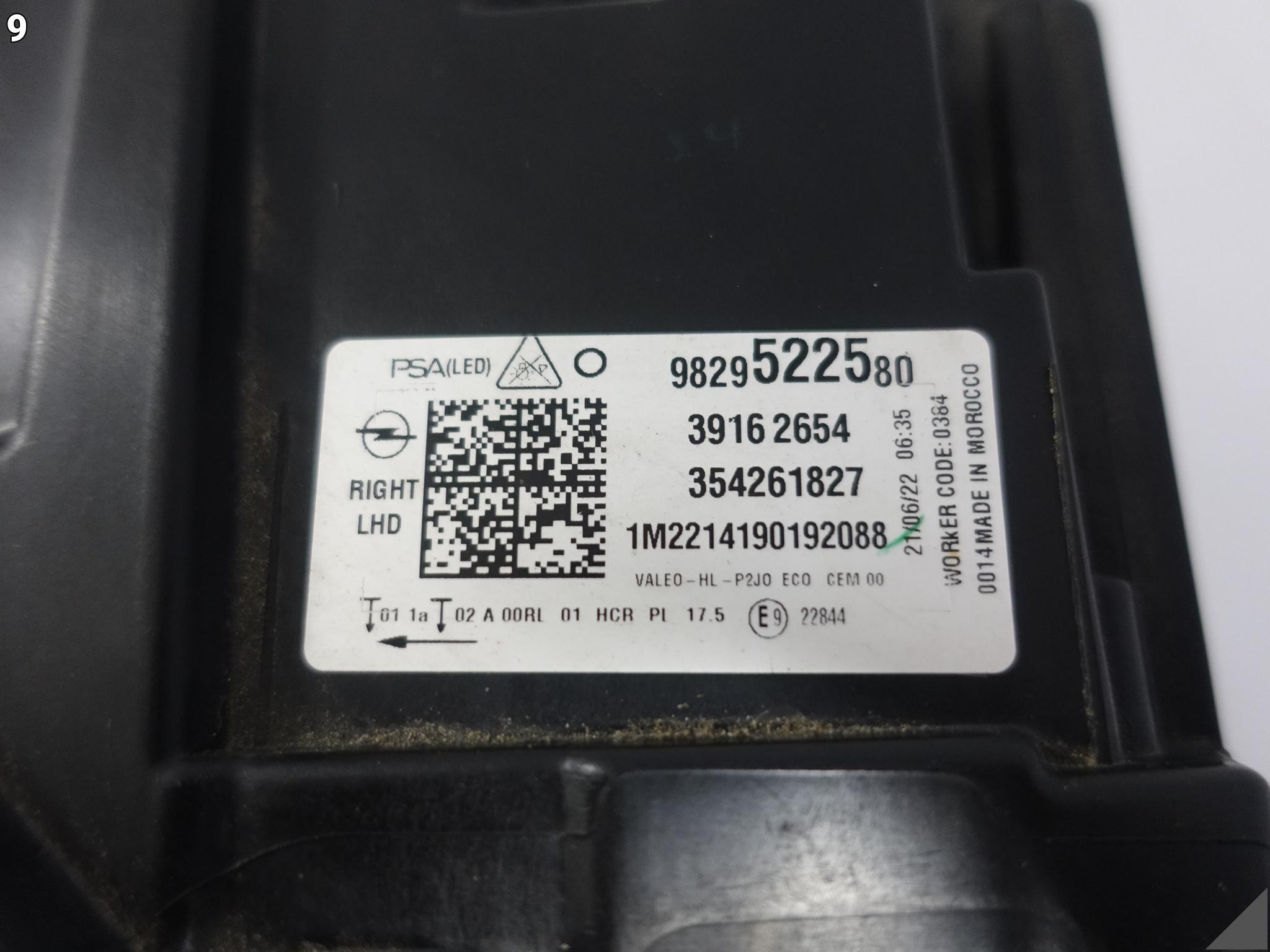 OPEL CORSA F VI (6 GENERACJA) 19-23 LAMPA FULL LED PRAWA PRZÓD EUROPA OPEL CORSA F VI (6 GENERACJA) 19-23 LAMPA FULL LED PRAWA PRZÓD EUROPA - obrazek 10