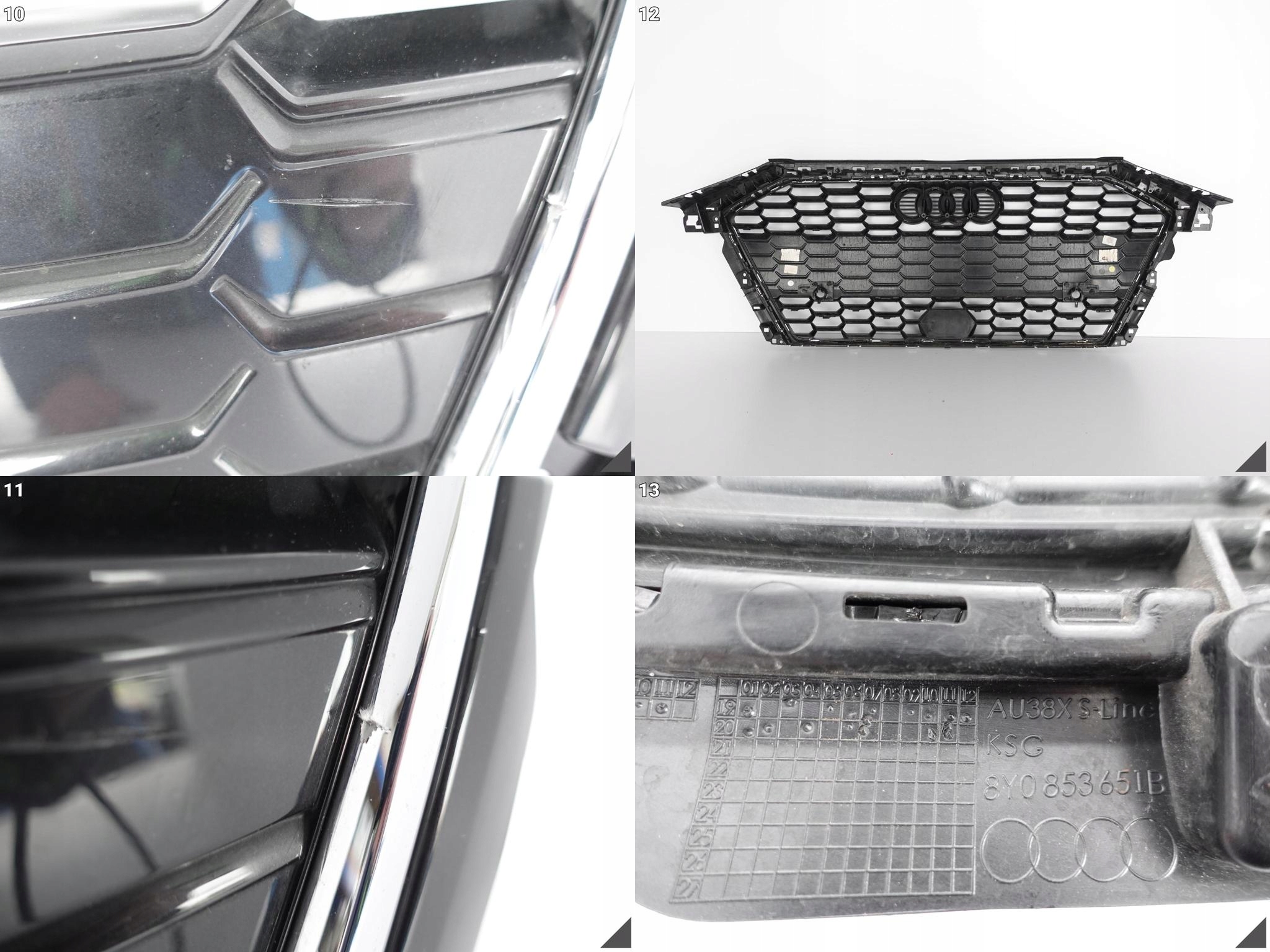 AUDI A3 8Y0 S-LINE 20- GRILL ATRAPA PDC/ACC AUDI A3 8Y0 S-LINE 20- GRILL ATRAPA PDC/ACC - obrazek 11