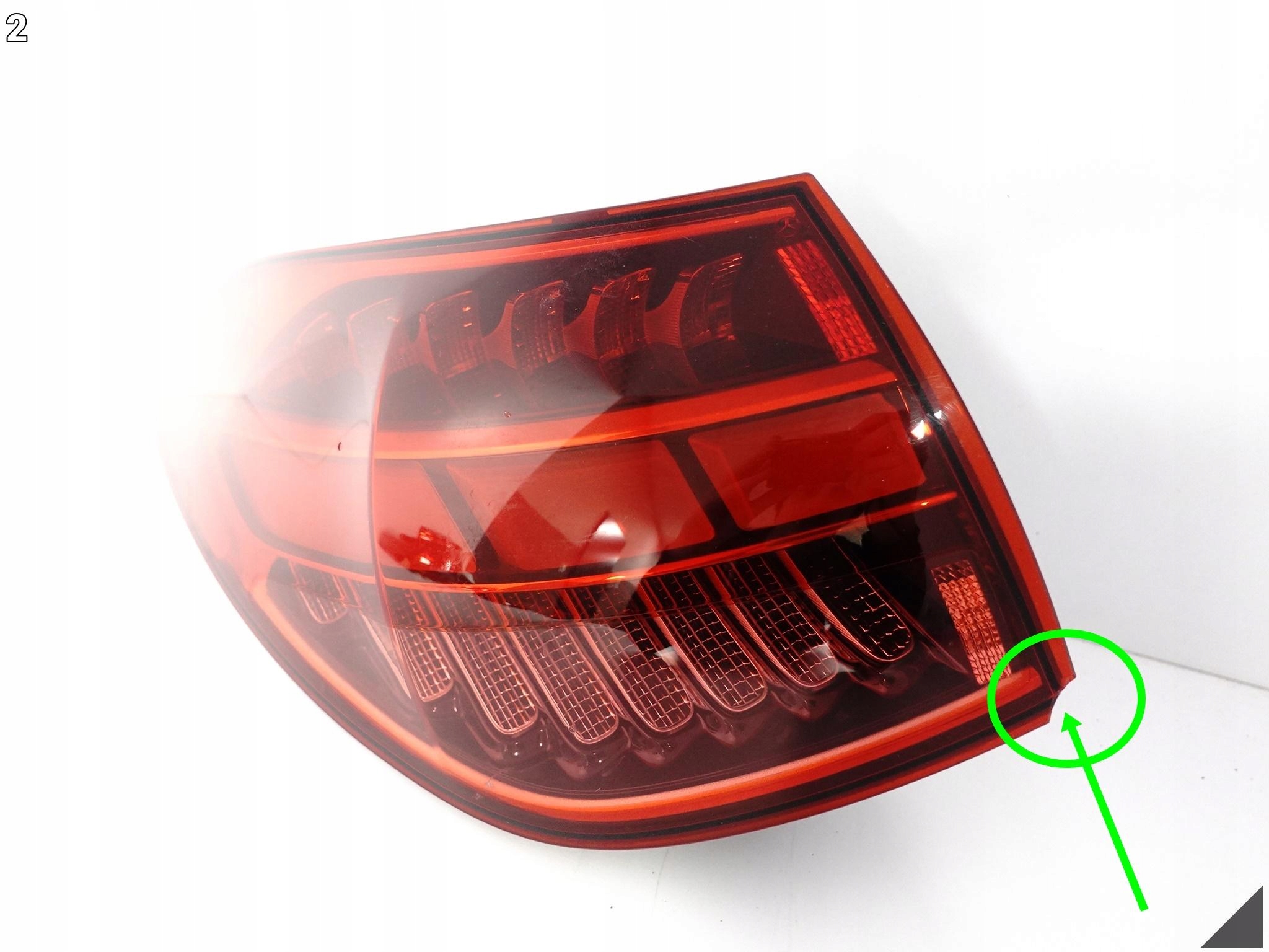MERCEDES C-KLASA S206 KOMBI/T-MODELL 21- LAMPA LED W BŁOTNIK LEWA TYŁ EU MERCEDES C-KLASA S206 KOMBI/T-MODELL 21- LAMPA LED W BŁOTNIK LEWA TYŁ EU - obrazek 3