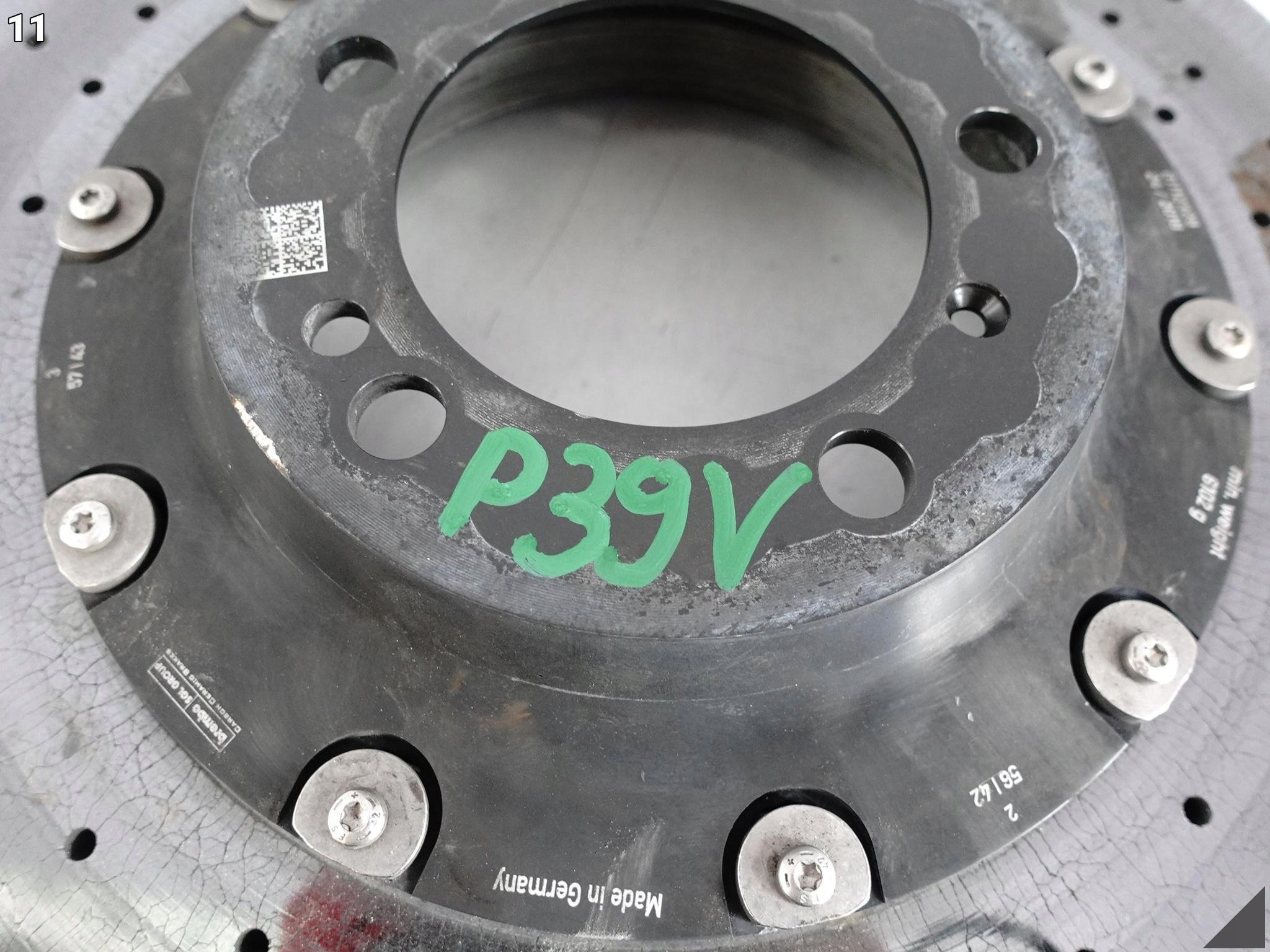 PORSCHE 911 991 / 992 TURBO 981 GT4 PCCB TARCZA CERAMICZNA LEWA TYŁ 390×32 PORSCHE 911 991 / 992 TURBO 981 GT4 PCCB TARCZA CERAMICZNA LEWA TYŁ 390x32 - obrazek 12