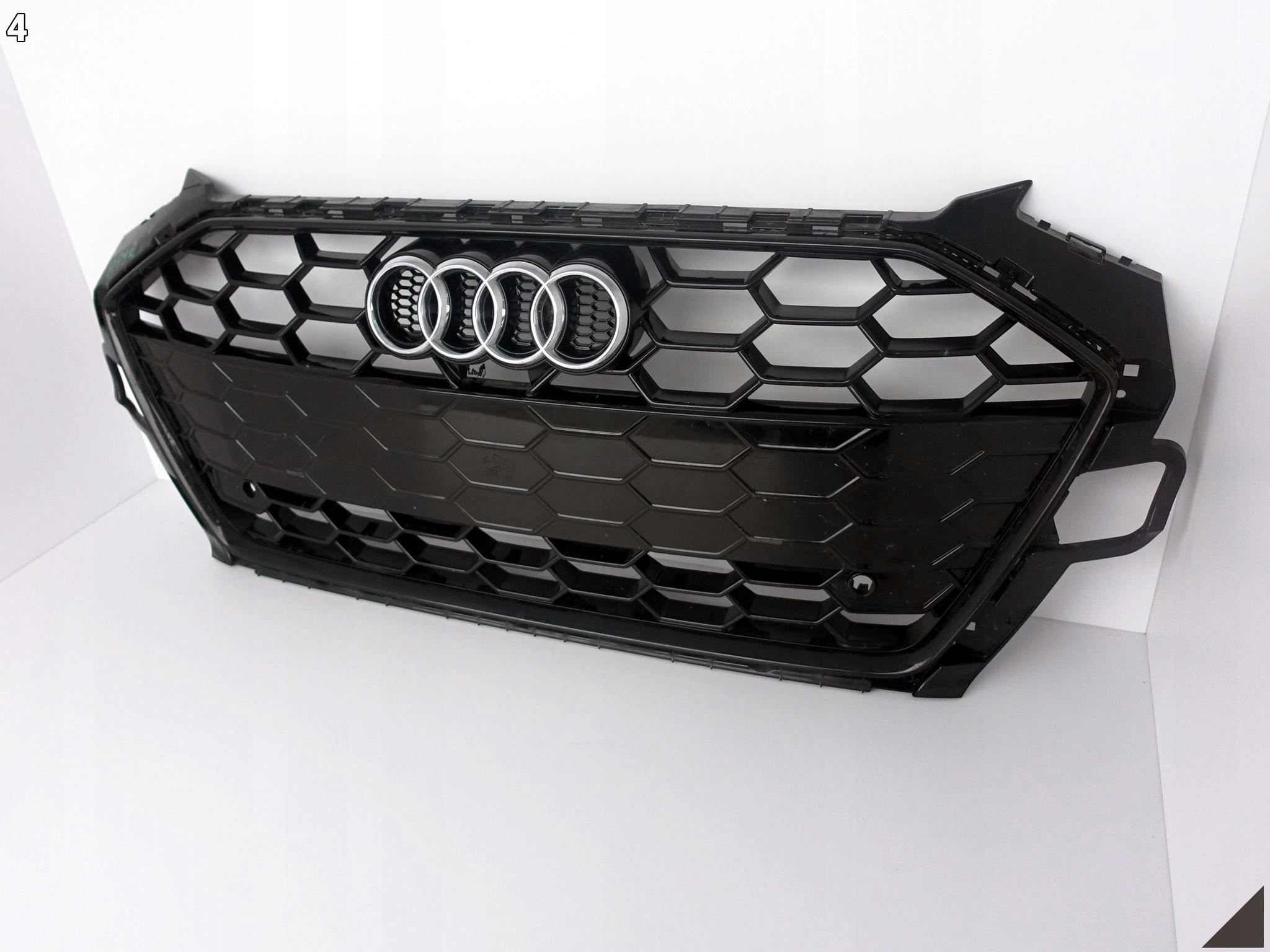 AUDI A4 B9 8W0 LIFT 19- S-LINE SPORT ZDERZAK GRILL ATRAPA ŁADNY CZARNY AUDI A4 B9 8W0 LIFT 19- S-LINE SPORT ZDERZAK GRILL ATRAPA ŁADNY CZARNY - obrazek 5