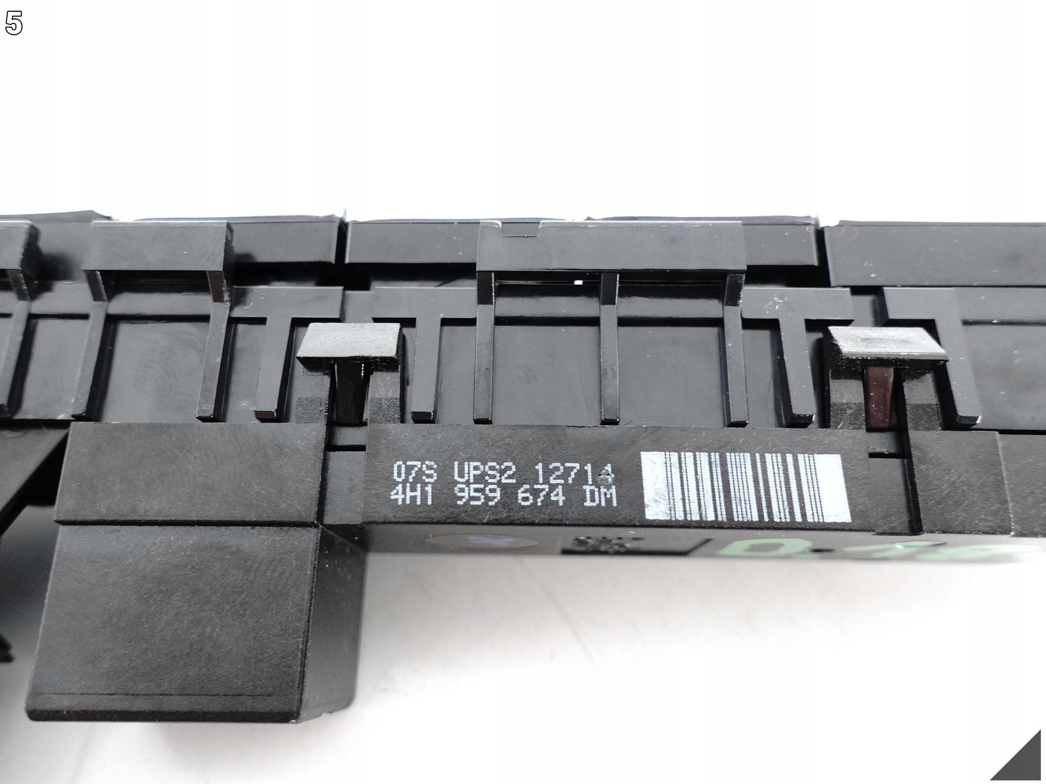 AUDI A8 S8 4H0 4H1 D4 LIFT 13-17 PANEL PRZEŁĄCZNIKÓW ZESPOLONYCH CHROM AUDI A8 S8 4H0 4H1 D4 LIFT 13-17 PANEL PRZEŁĄCZNIKÓW ZESPOLONYCH CHROM - obrazek 6