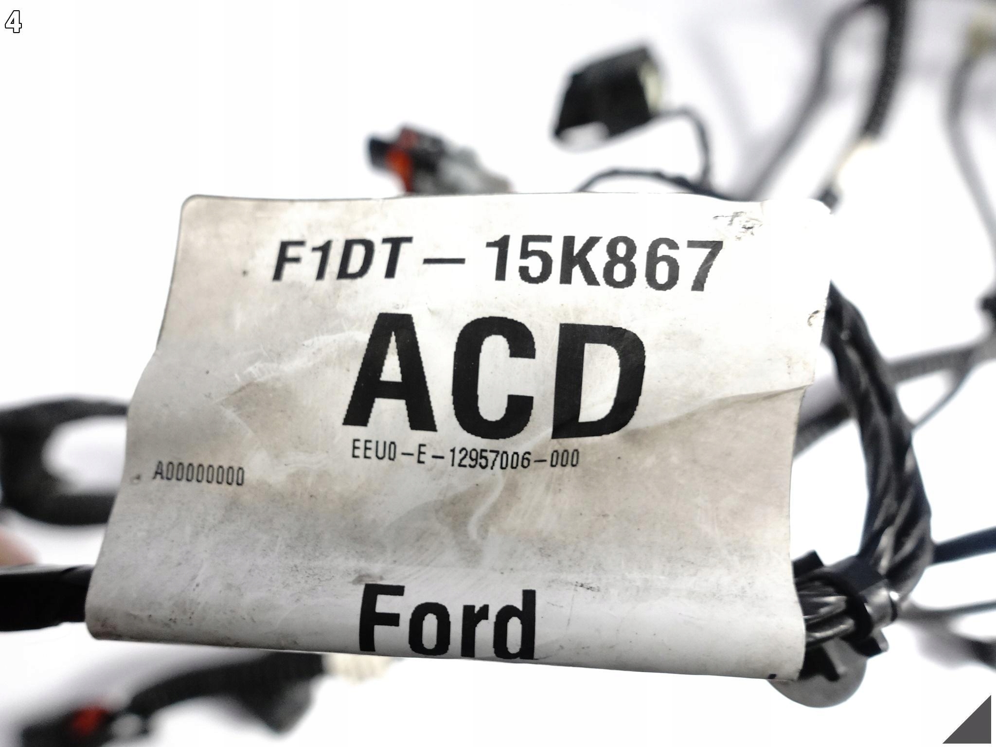 FORD C-MAX MK2 II LIFT 14-18 WIĄZKA INSTALACJA PDC W ZDERZAK PRZÓD 6 PDC FORD C-MAX MK2 II LIFT 14-18 WIĄZKA INSTALACJA PDC W ZDERZAK PRZÓD 6 PDC - obrazek 5