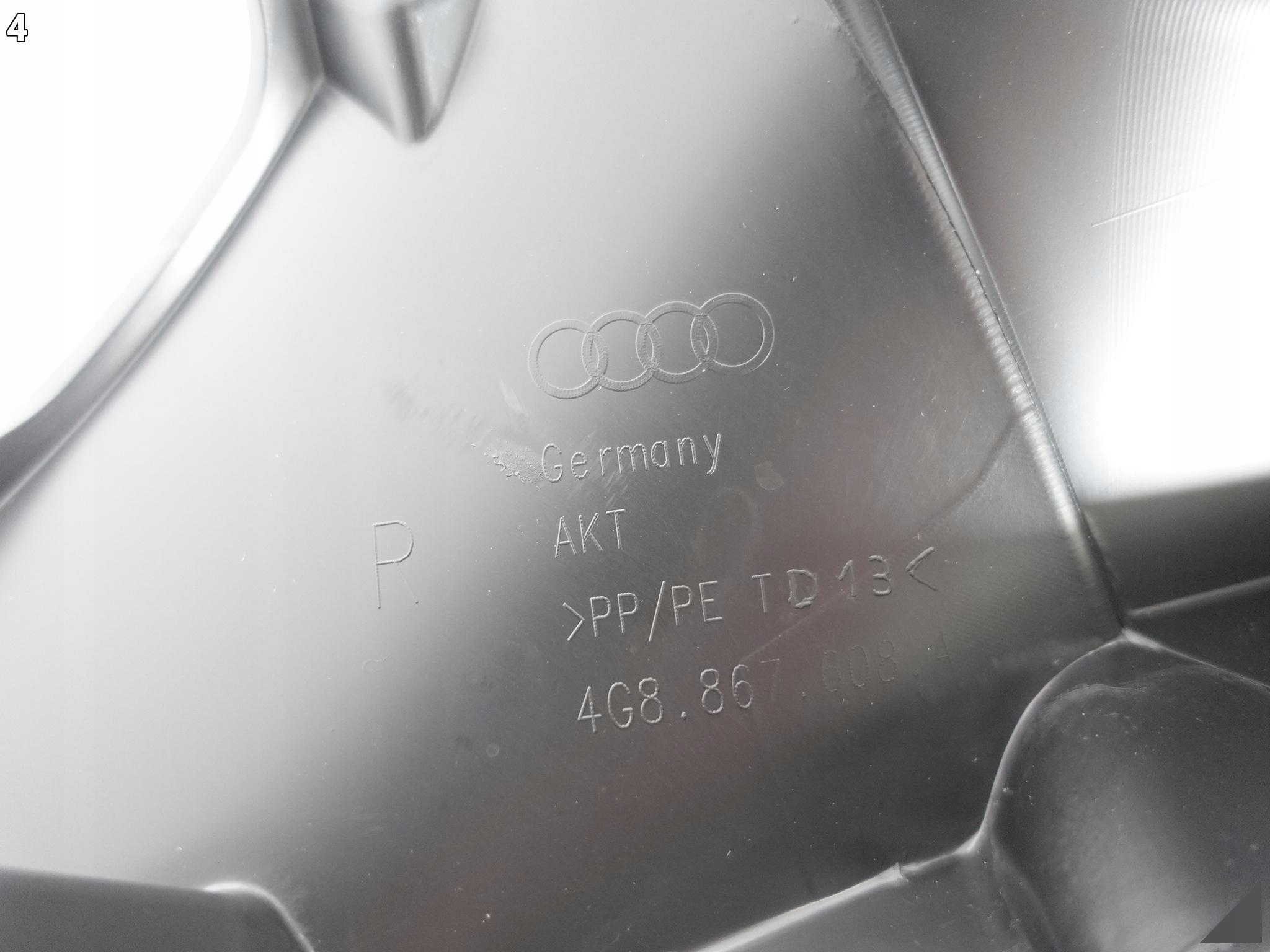 AUDI A7 4G8 C7 LIFT 10-18 OSŁONA TAPICERKA BOCZEK POKRYWY KLAPY PRAWA TYŁ AUDI A7 4G8 C7 LIFT 10-18 OSŁONA TAPICERKA BOCZEK POKRYWY KLAPY PRAWA TYŁ - obrazek 5
