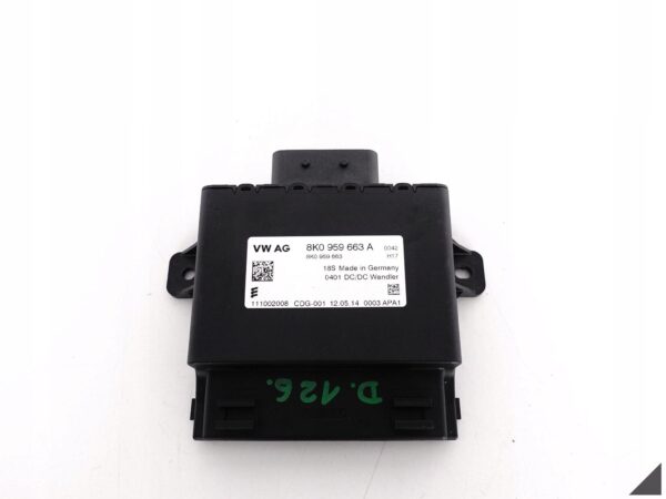 AUDI A8 S8 4H0 D4 LIFT 09-17 STABILIZATOR MODUŁ NAPĘCIA 8K0959663A