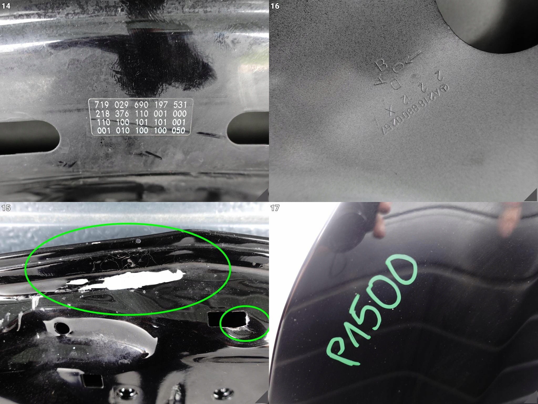 MERCEDES CLS63 CLS 6.3 C218 X218 AMG 13-18 MASKA HOOD POKRYWA SILNIKA PRZÓD MERCEDES CLS63 CLS 6.3 C218 X218 AMG 13-18 MASKA HOOD POKRYWA SILNIKA PRZÓD - obrazek 12